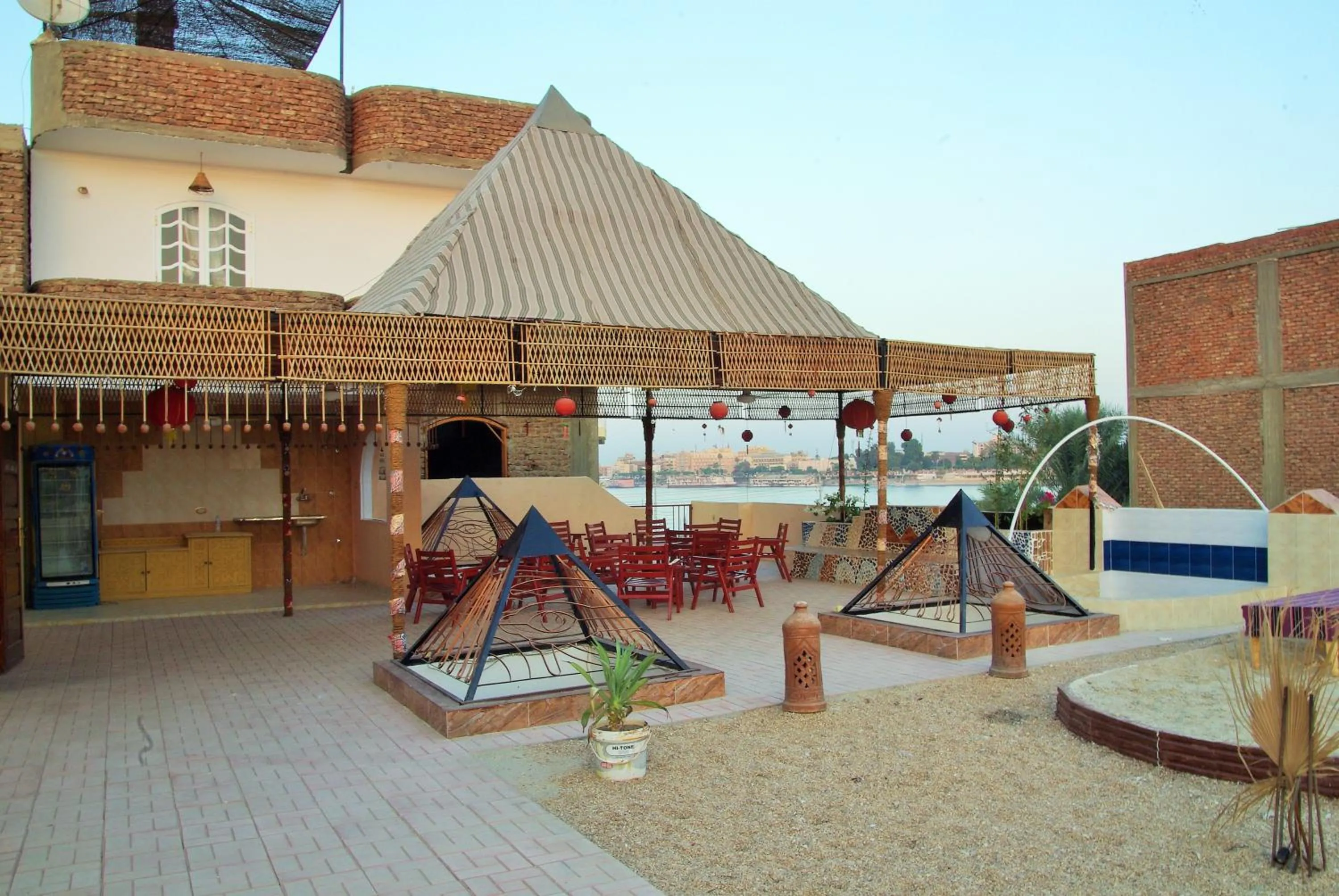 Balcony/Terrace in Pyramids Luxor Hotel & SPA