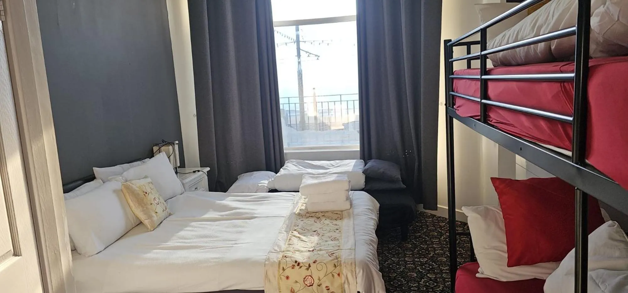 Bed in North Ocean Hotel