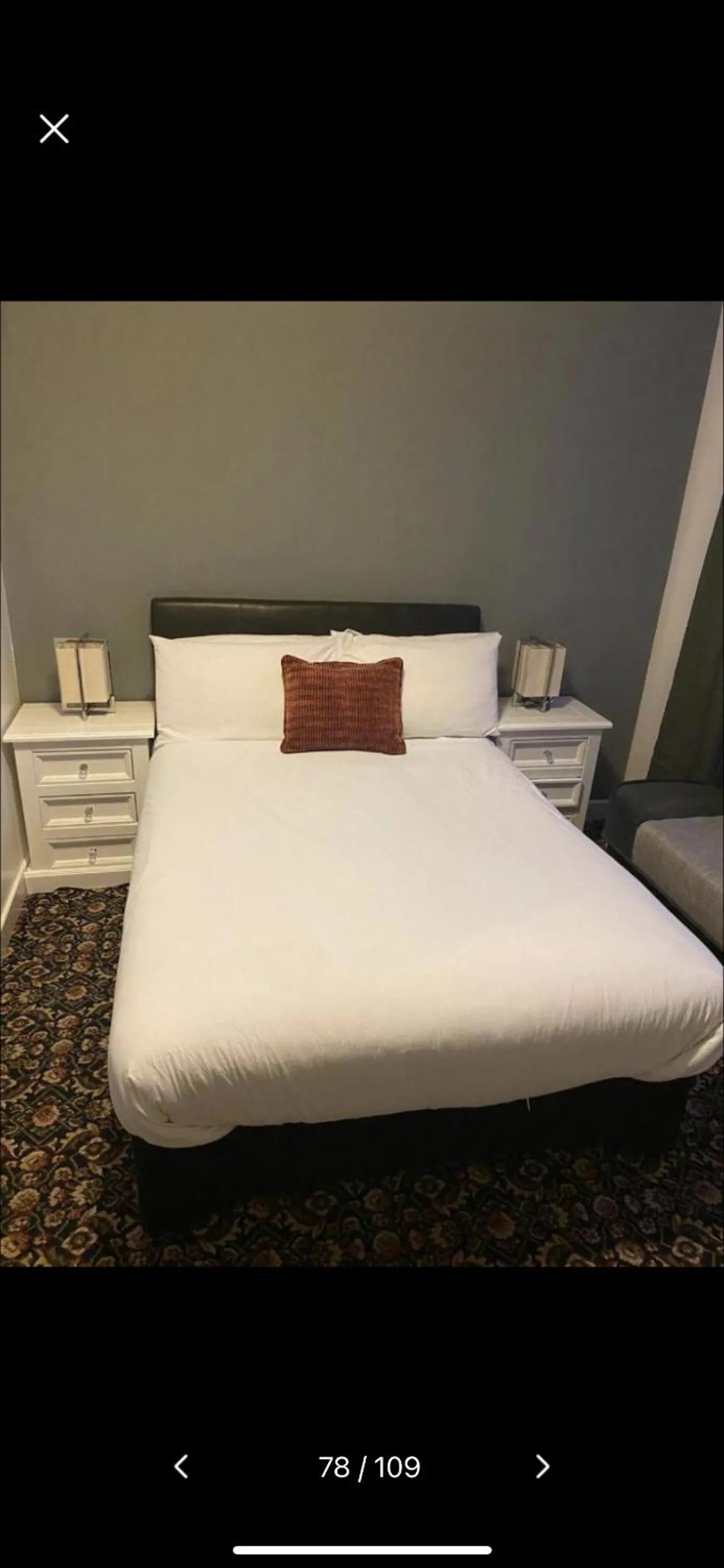 Bed in North Ocean Hotel