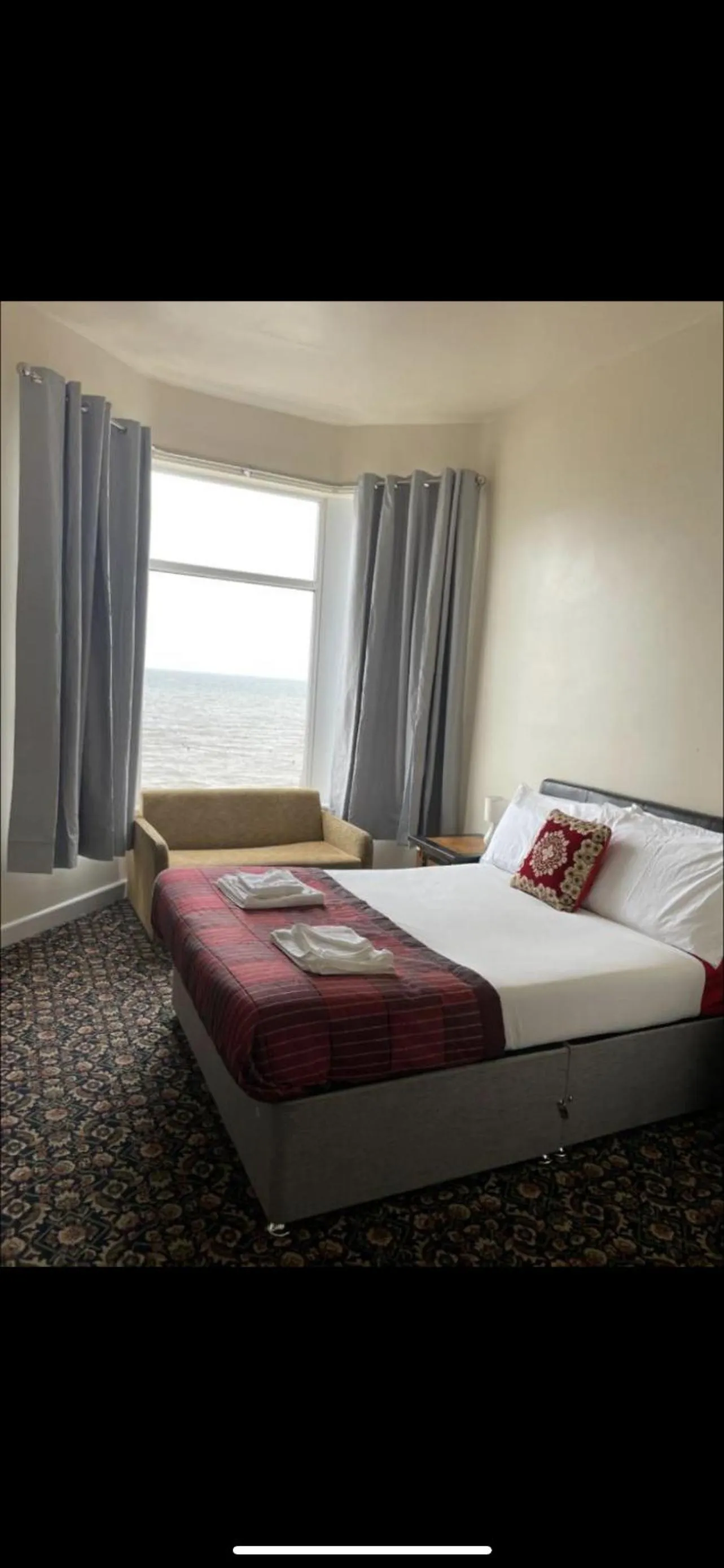 Bed in North Ocean Hotel