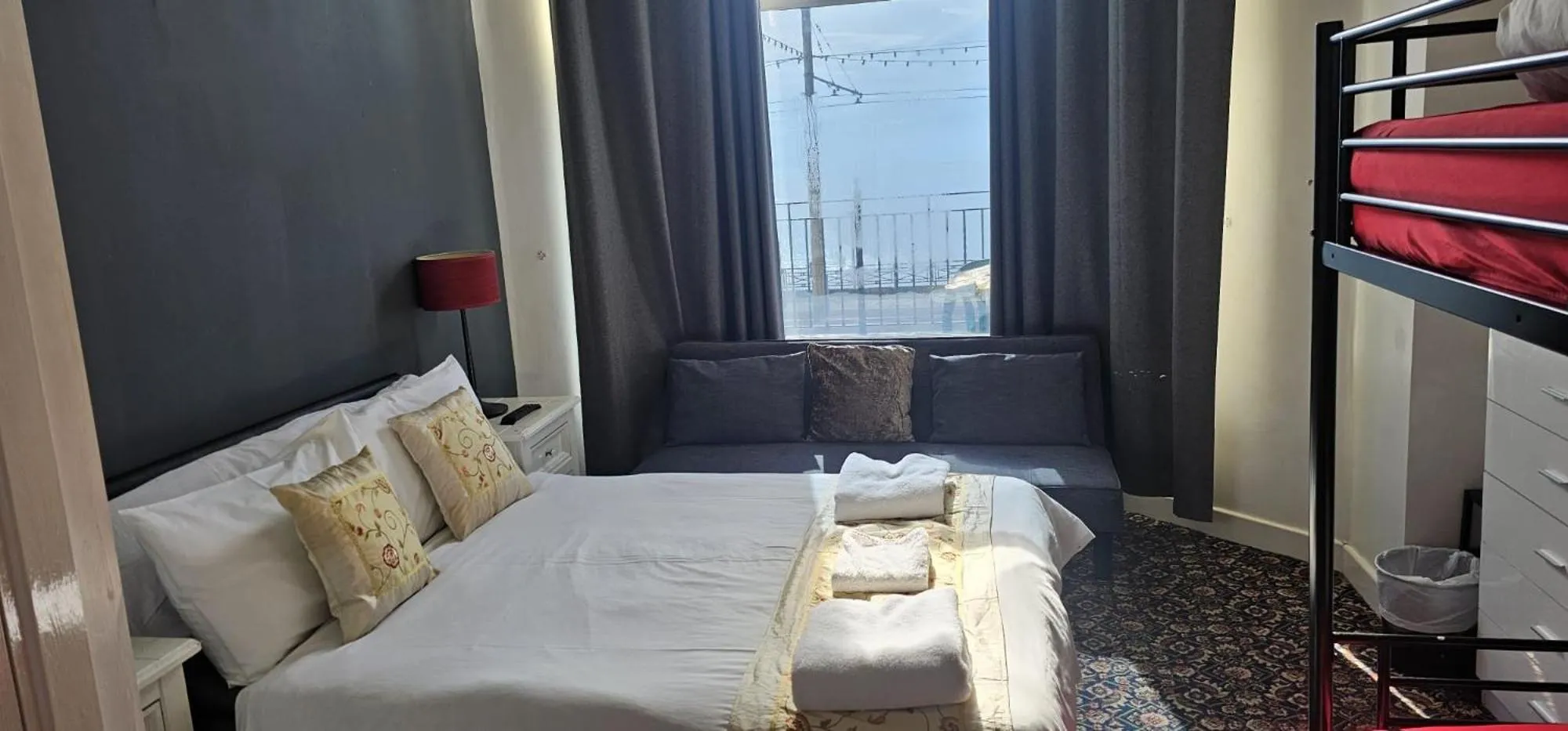 Bed in North Ocean Hotel