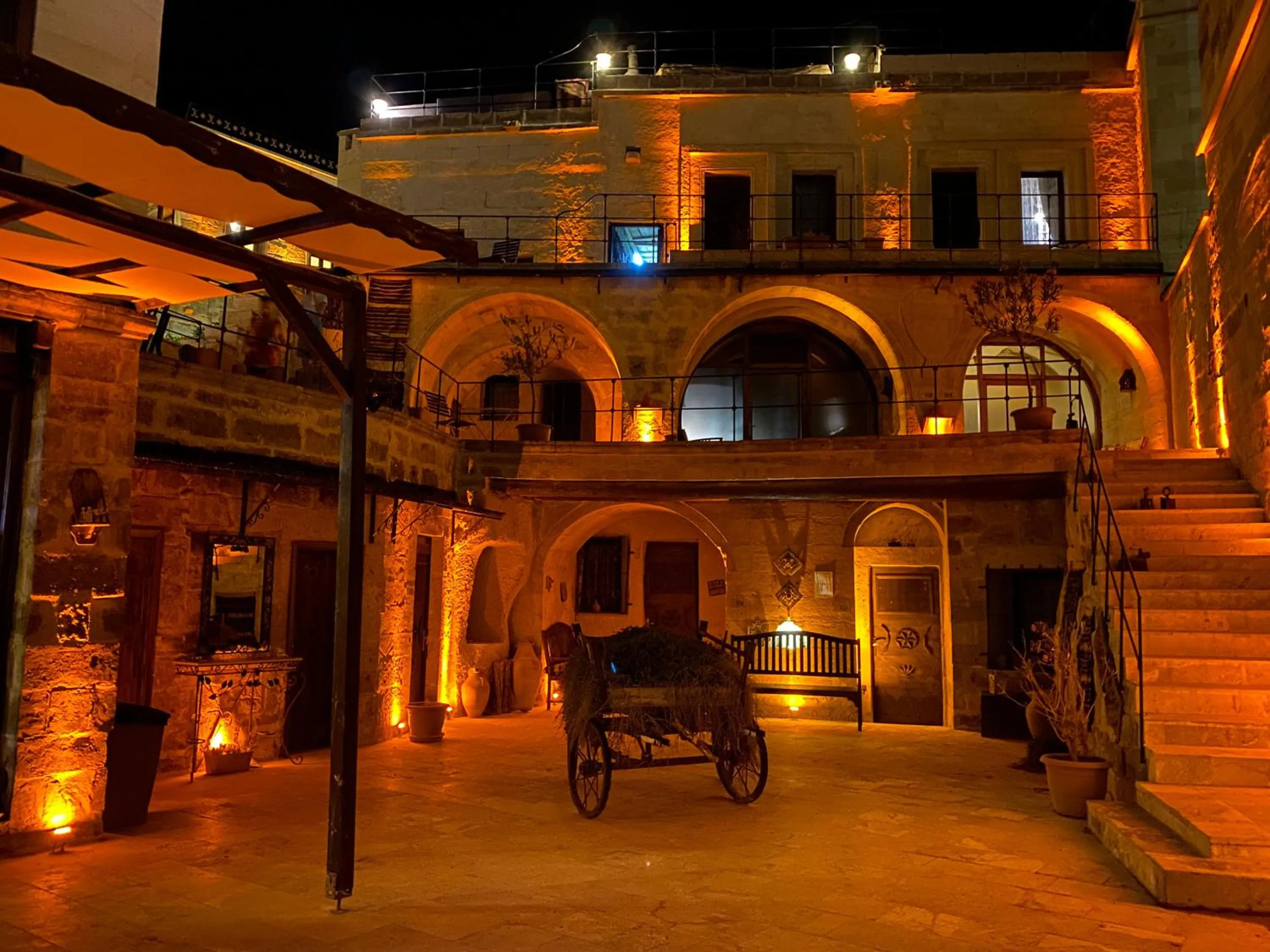 Garden view in Nessa Cave Hotel