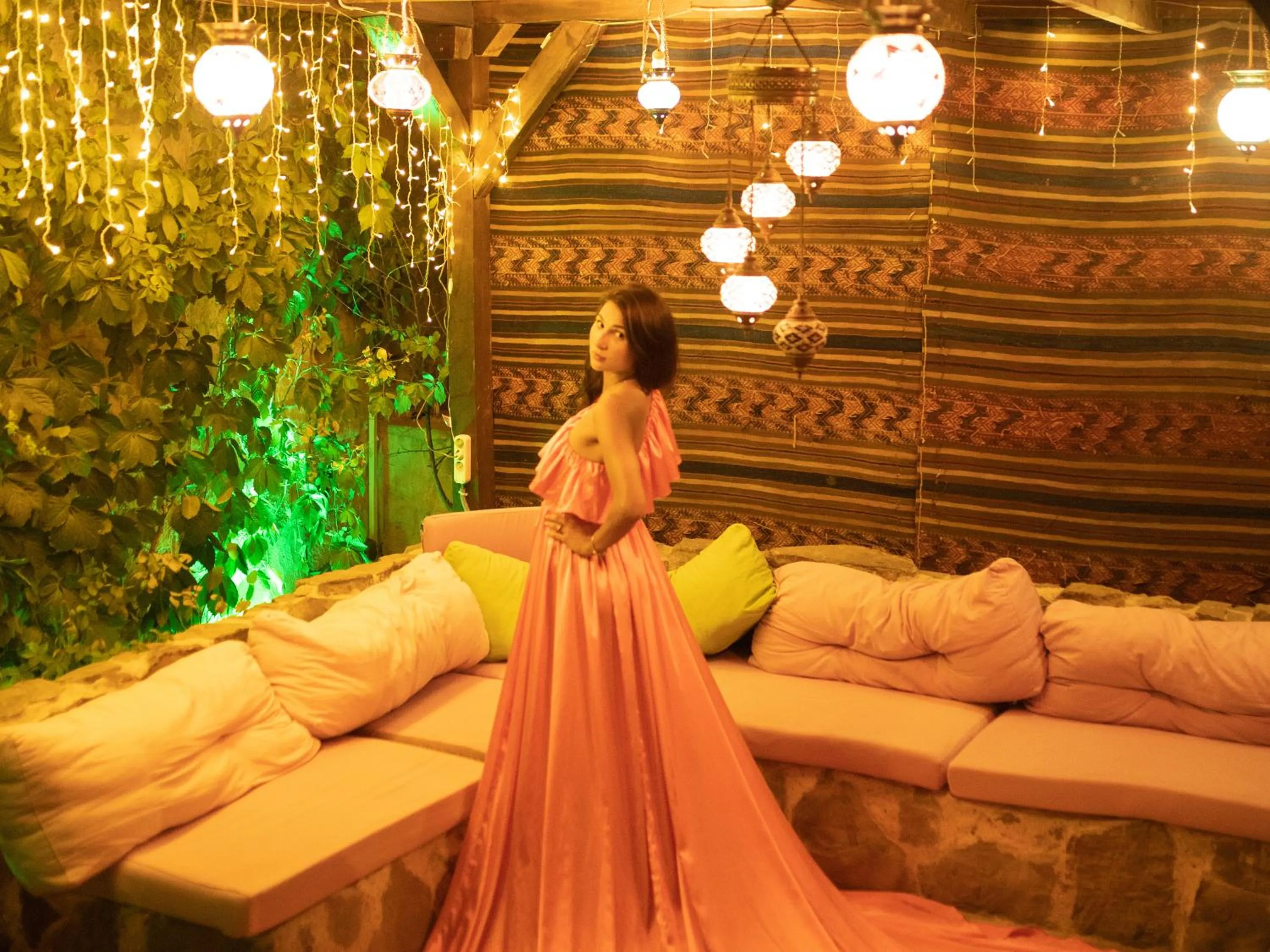 Garden view in Nessa Cave Hotel