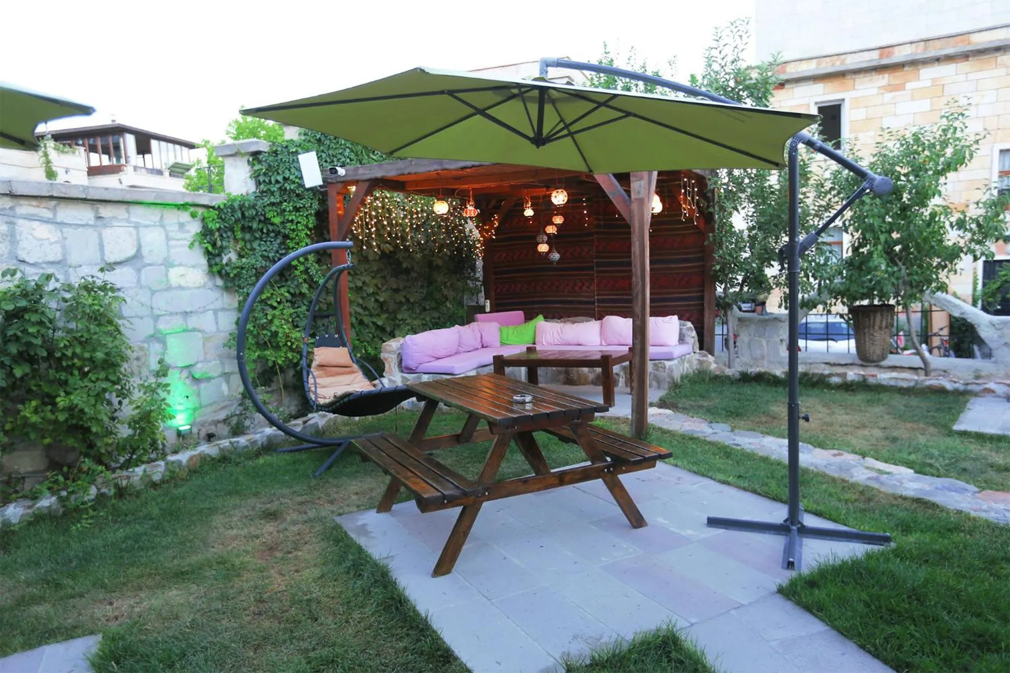 Garden view in Nessa Cave Hotel