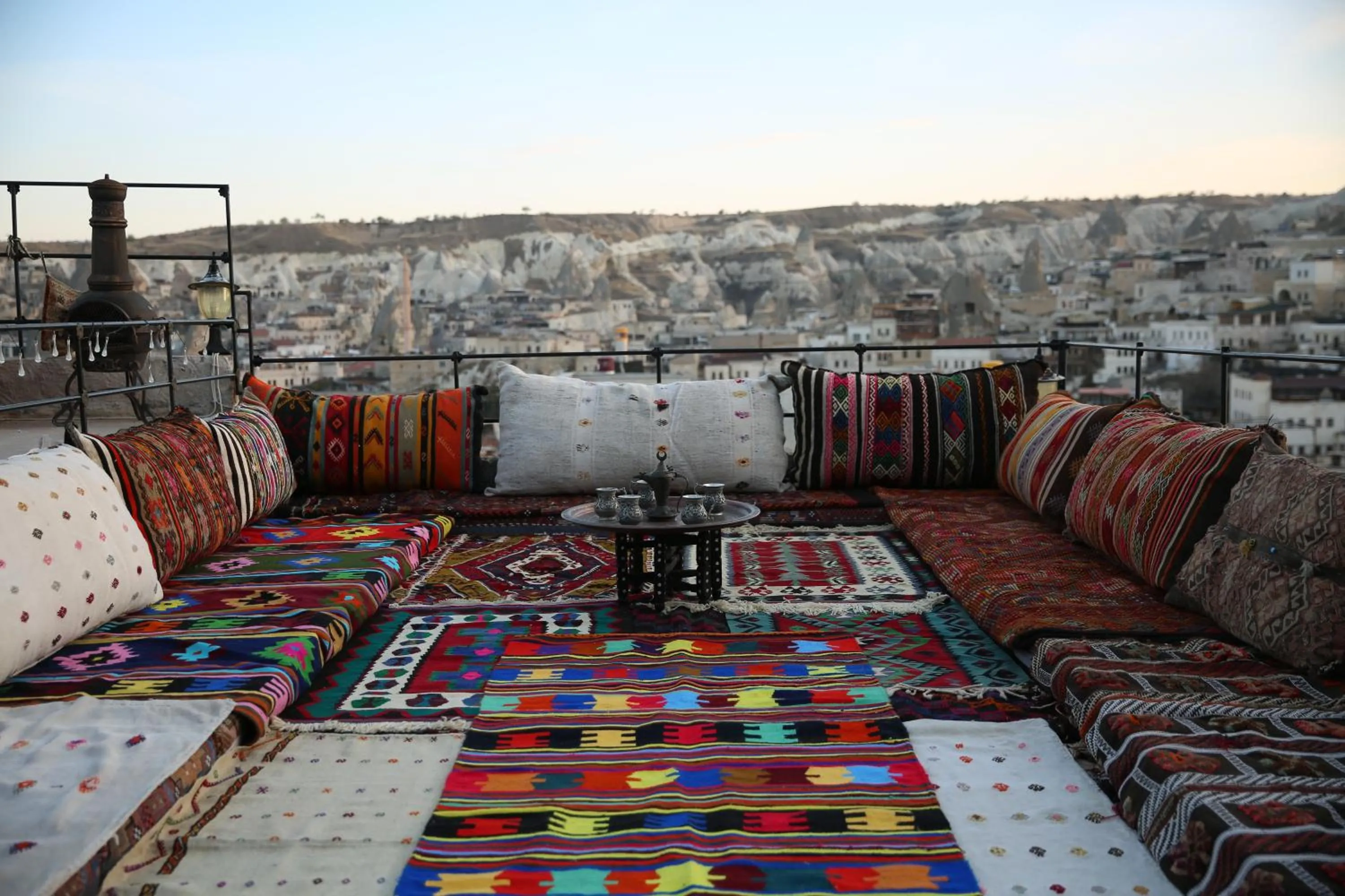 Bird's eye view in Nessa Cave Hotel