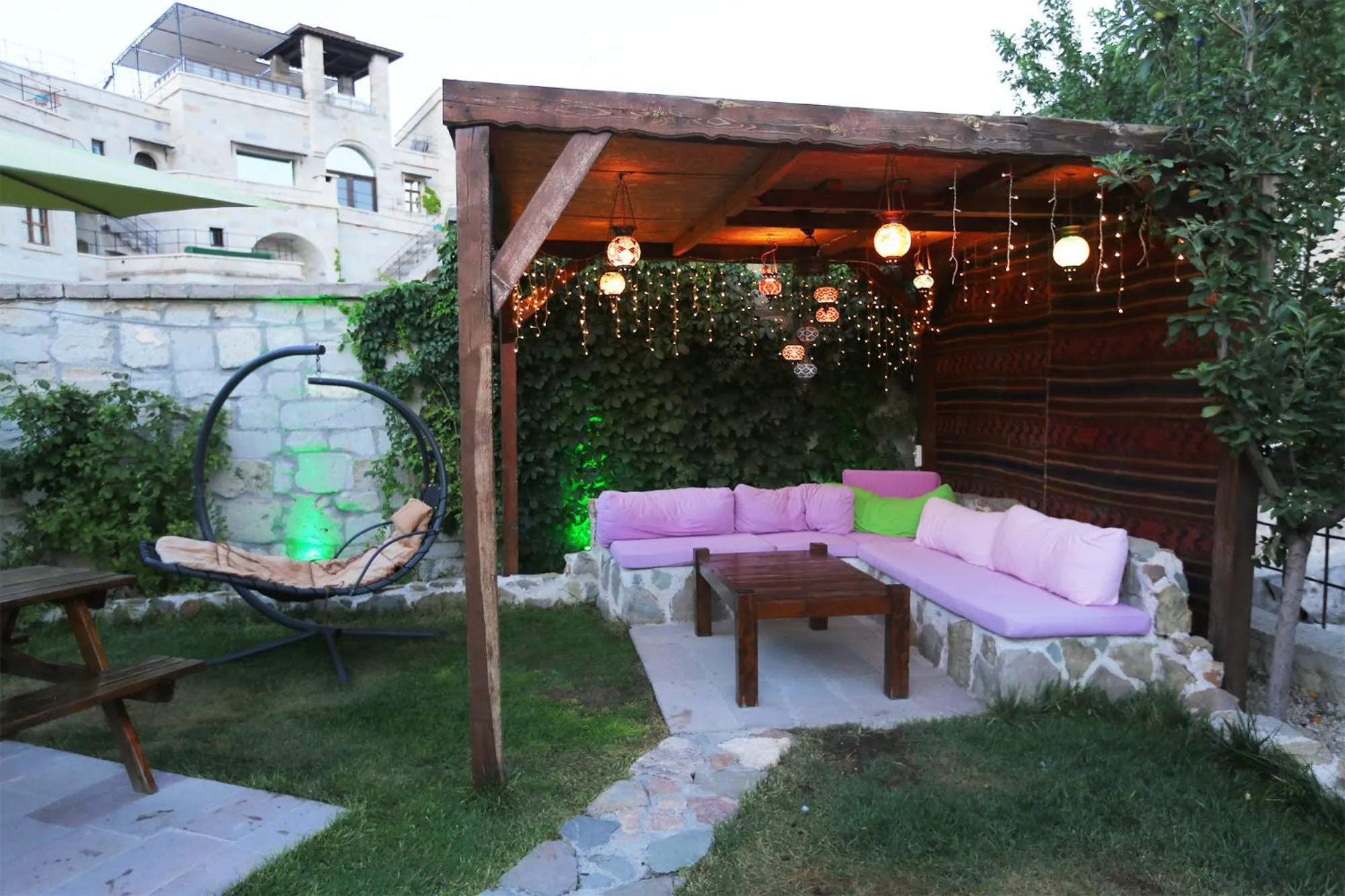 Garden view in Nessa Cave Hotel