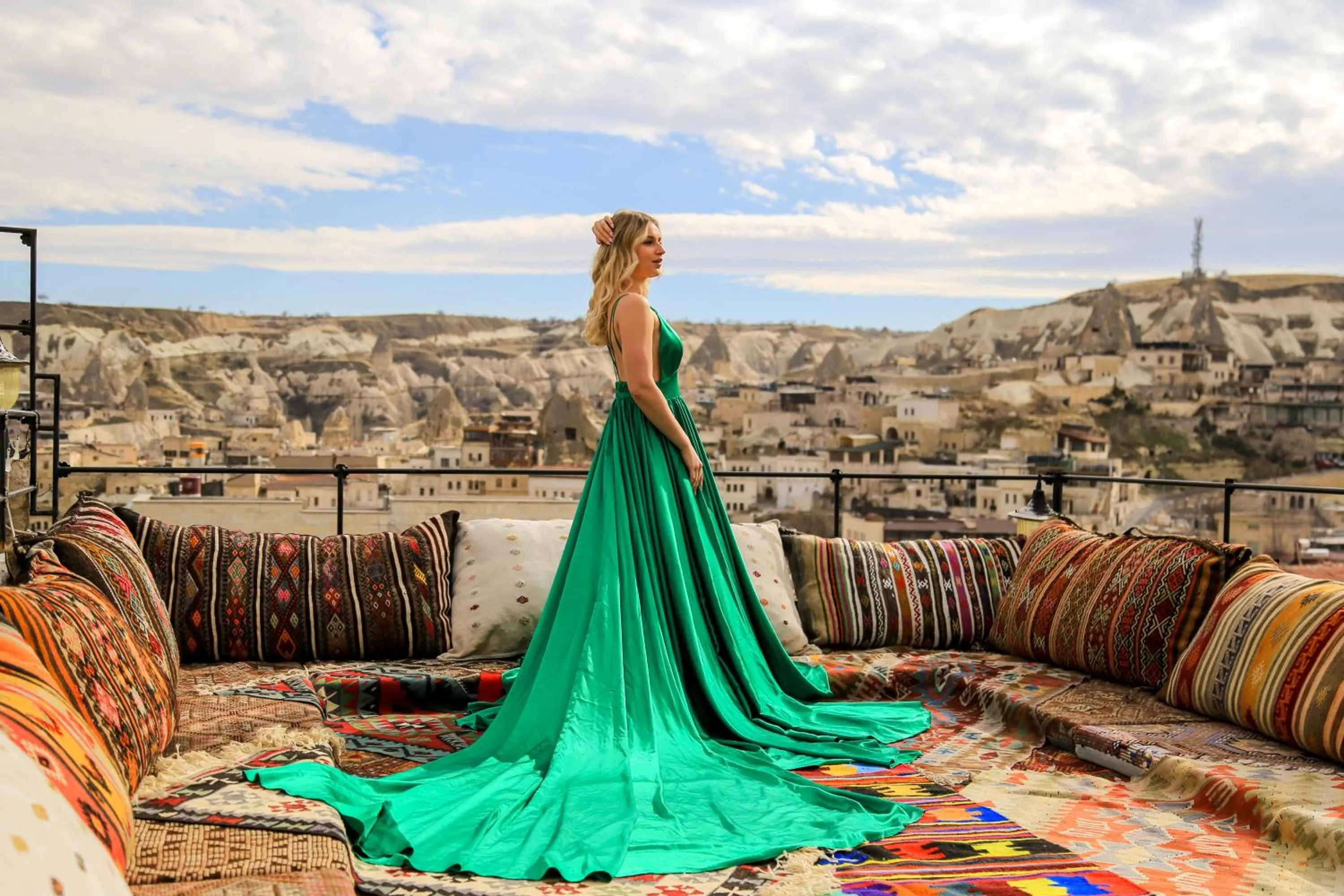 Balcony/Terrace in Nessa Cave Hotel