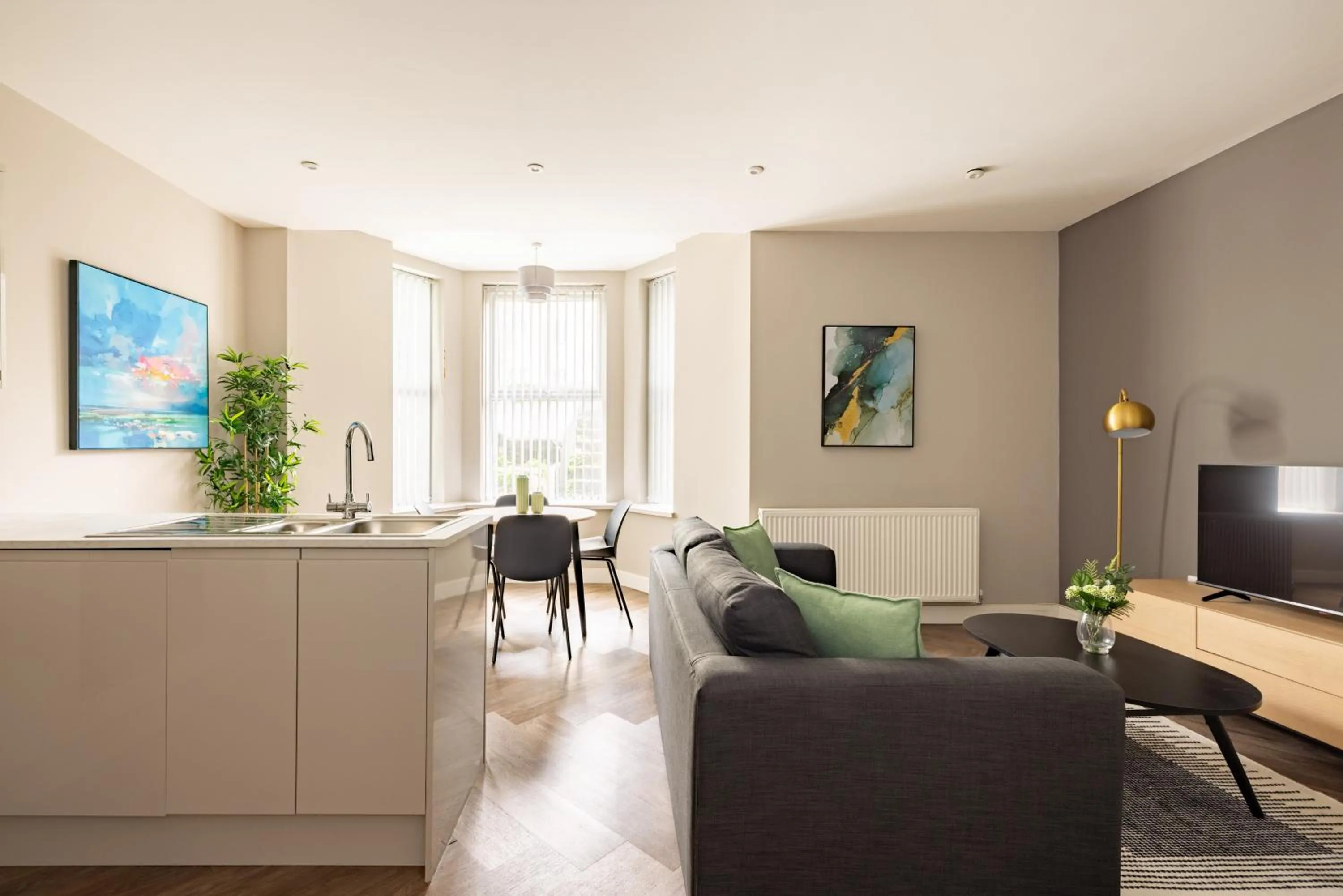 Living room in Charles Hope Plymouth