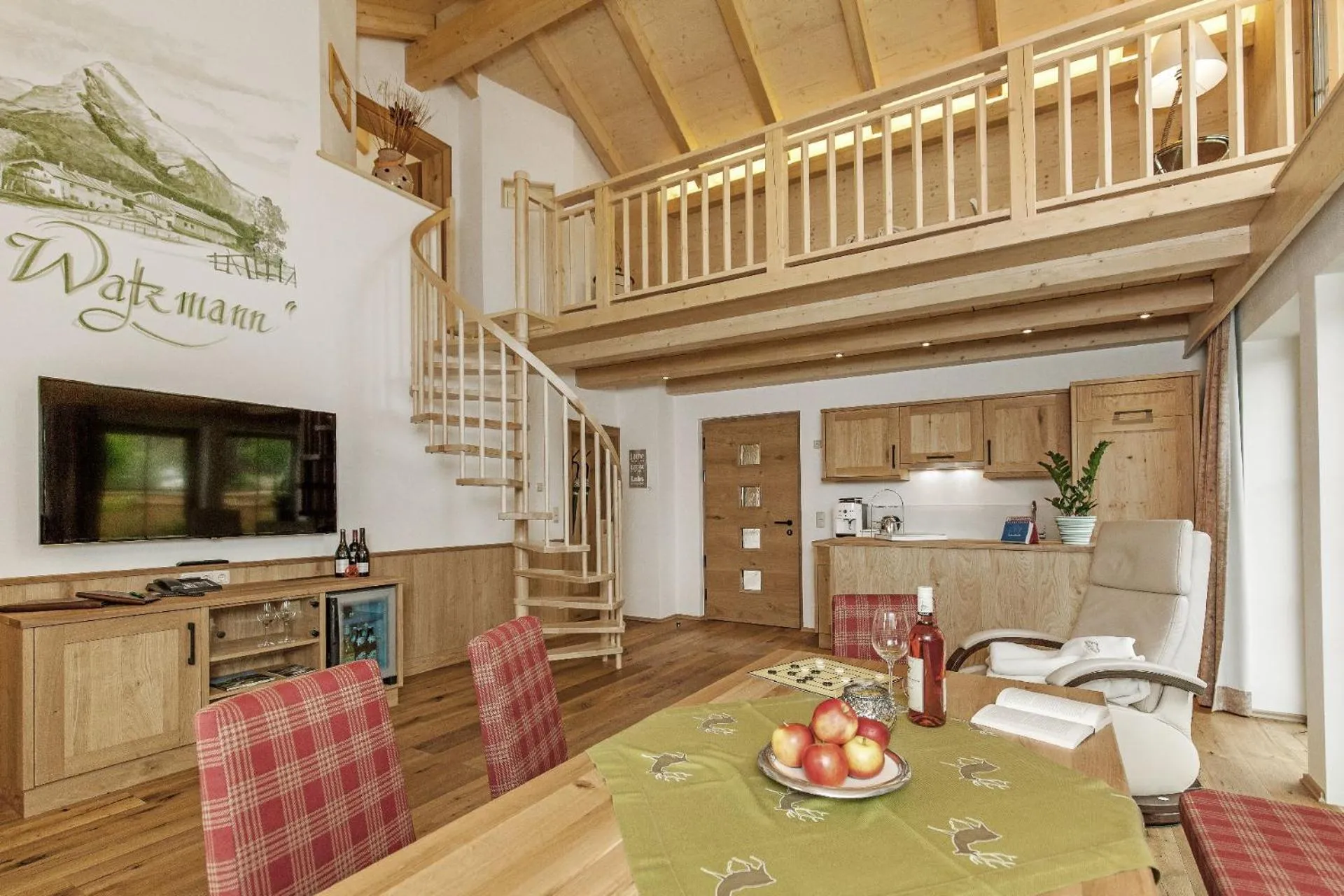 TV and multimedia in Bayern Chalets bei Salzburg und Berchtesgaden mit Whirlpool und Sauna