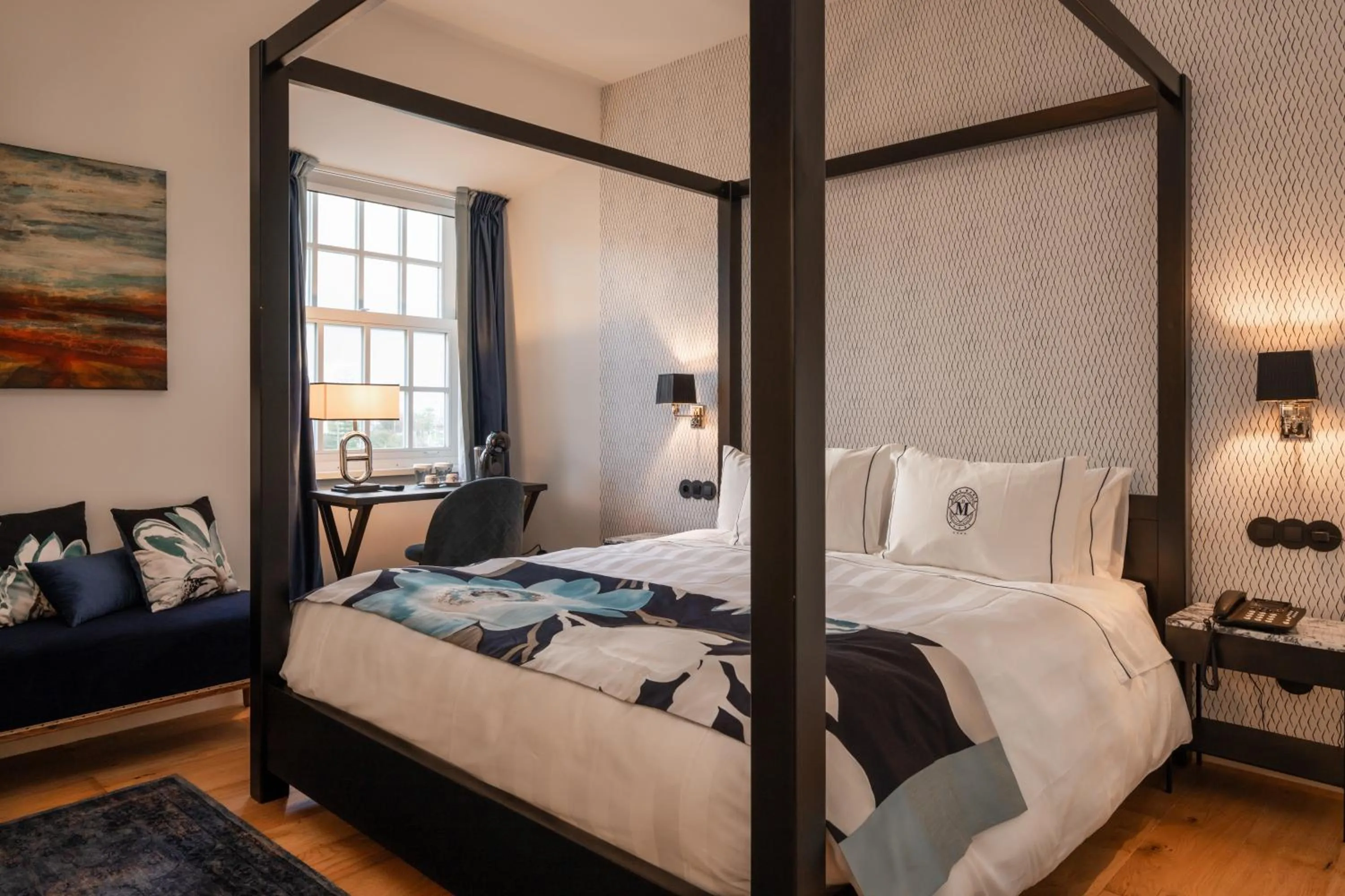 Bed in Dona Maria Hotel