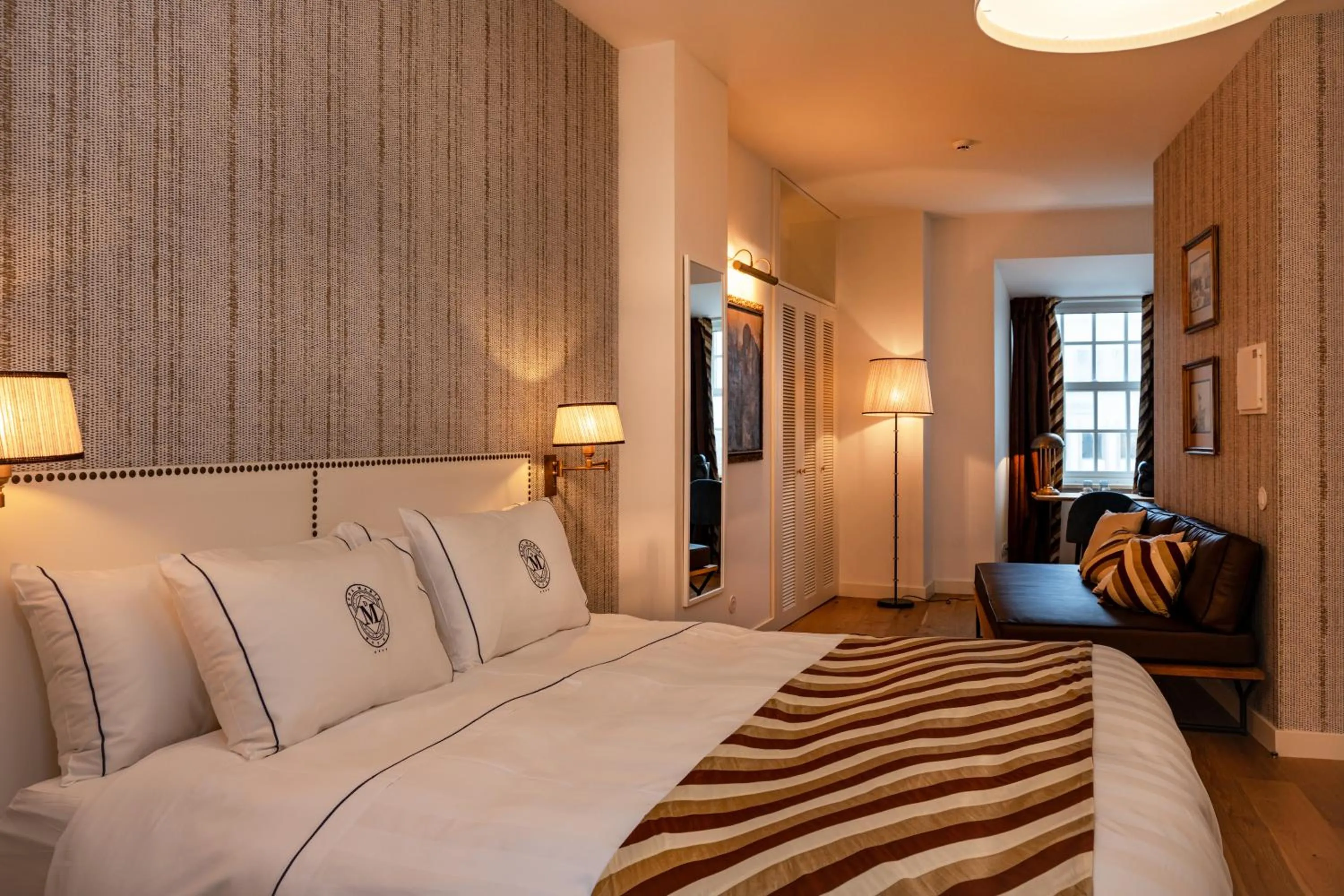 Bed in Dona Maria Hotel