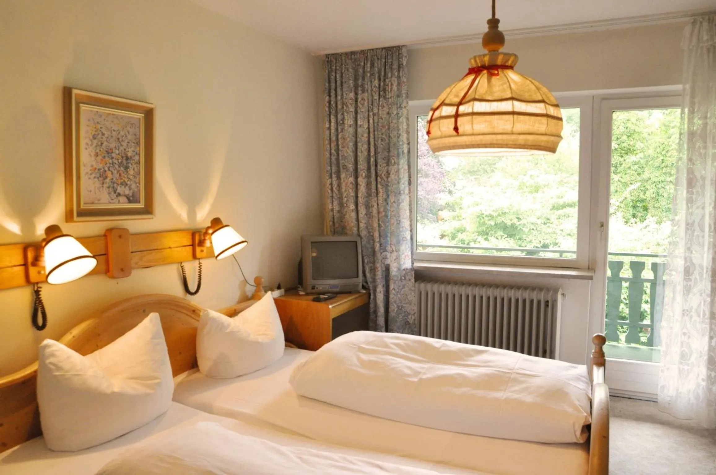 Bedroom, Bed in Landgasthof Venushof