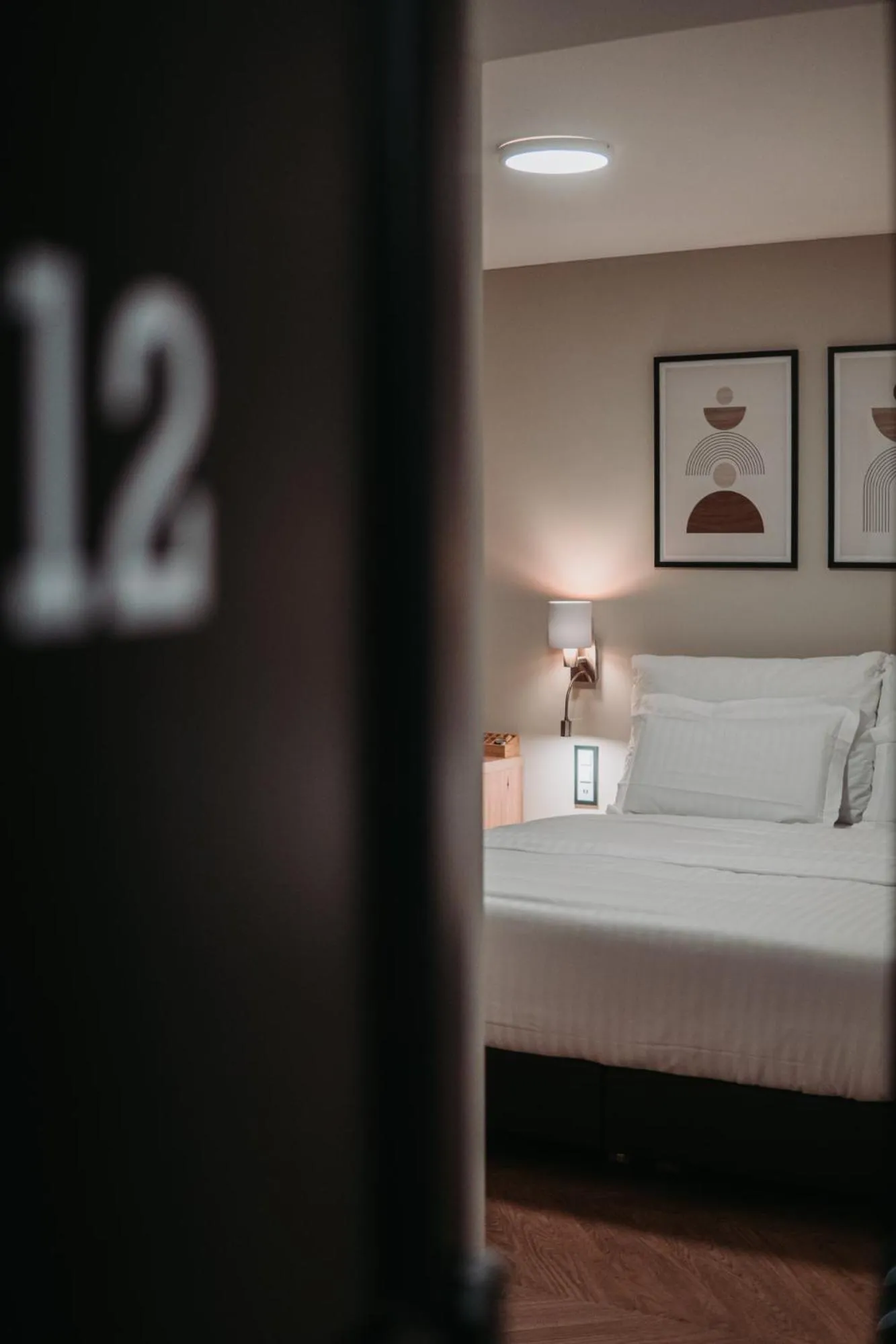 Bed in Hôtel du Midi