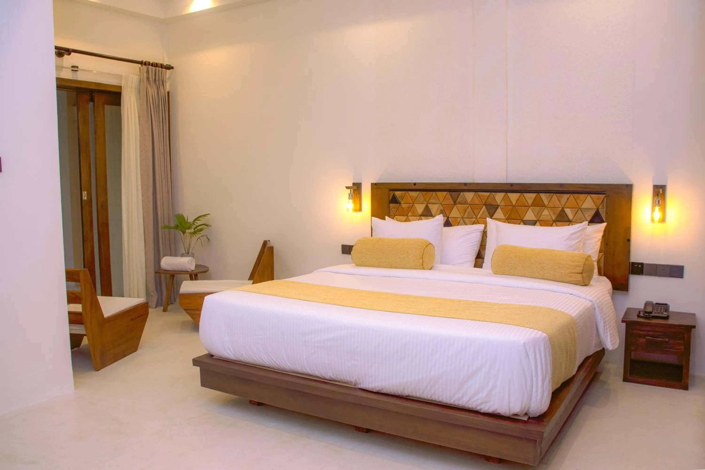Bed in Spicepeek Boutique Hotel CMB Airport