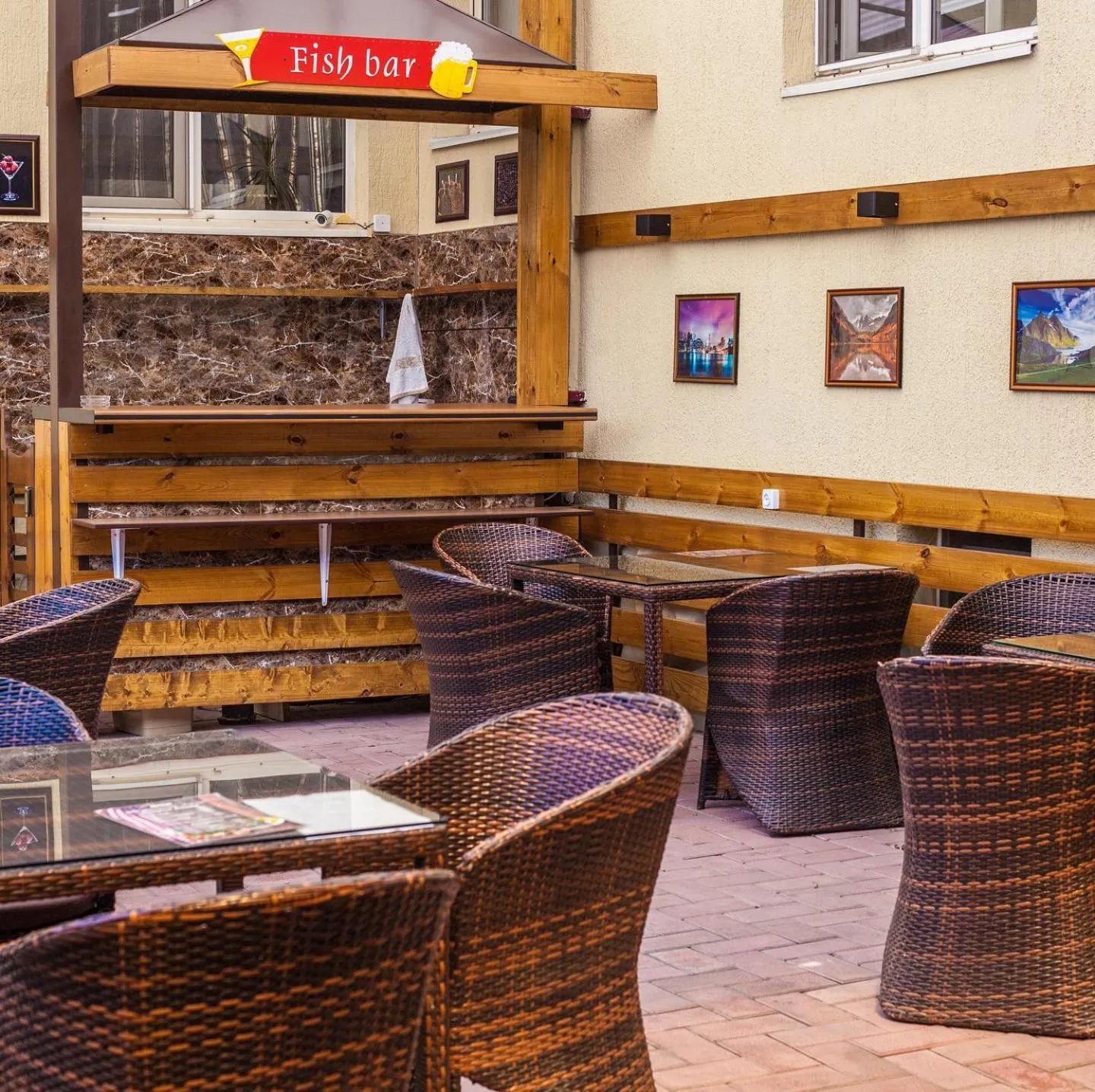 Balcony/Terrace in Hotel Flagman