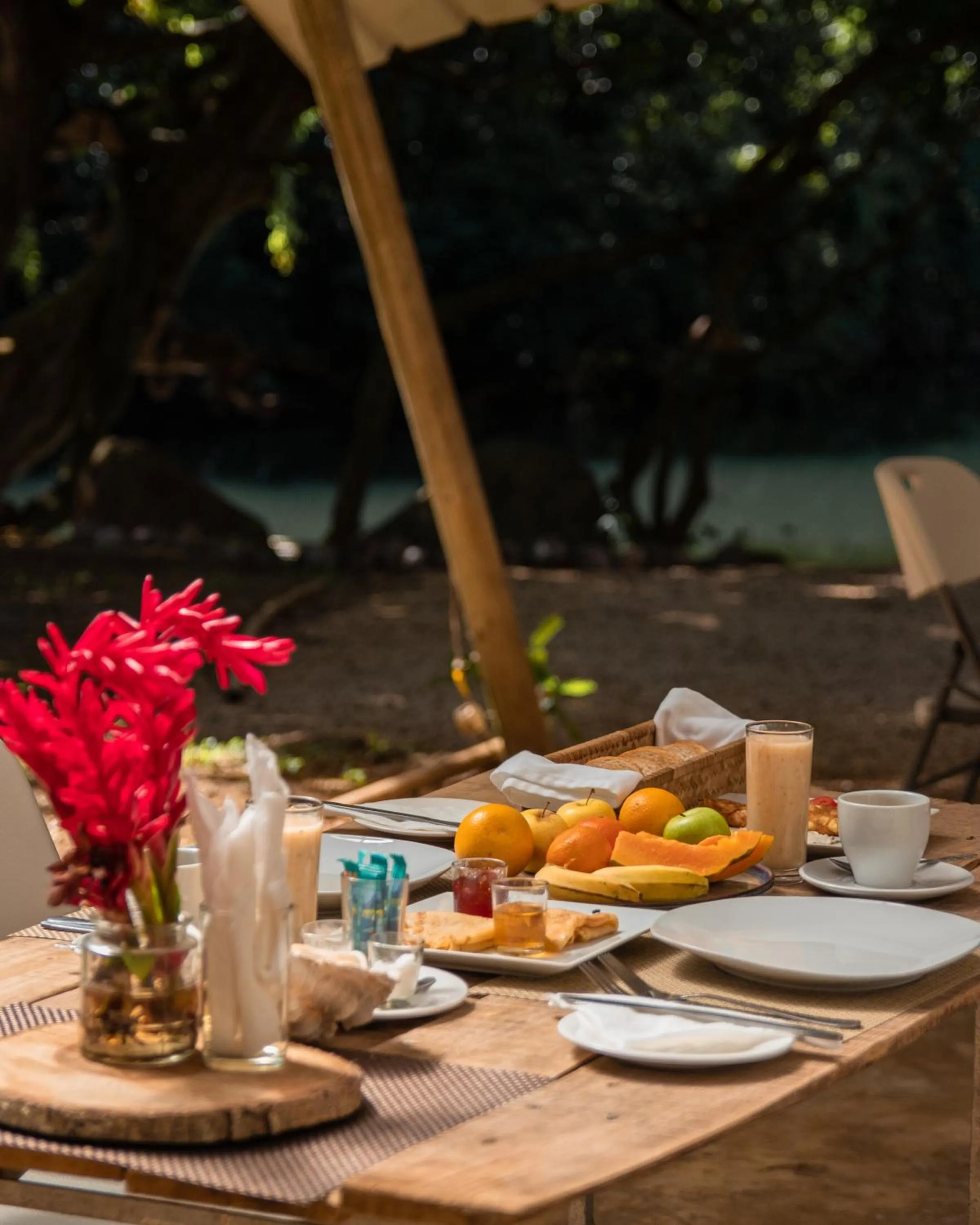 Food and drinks in Nativ Lodge and Spa