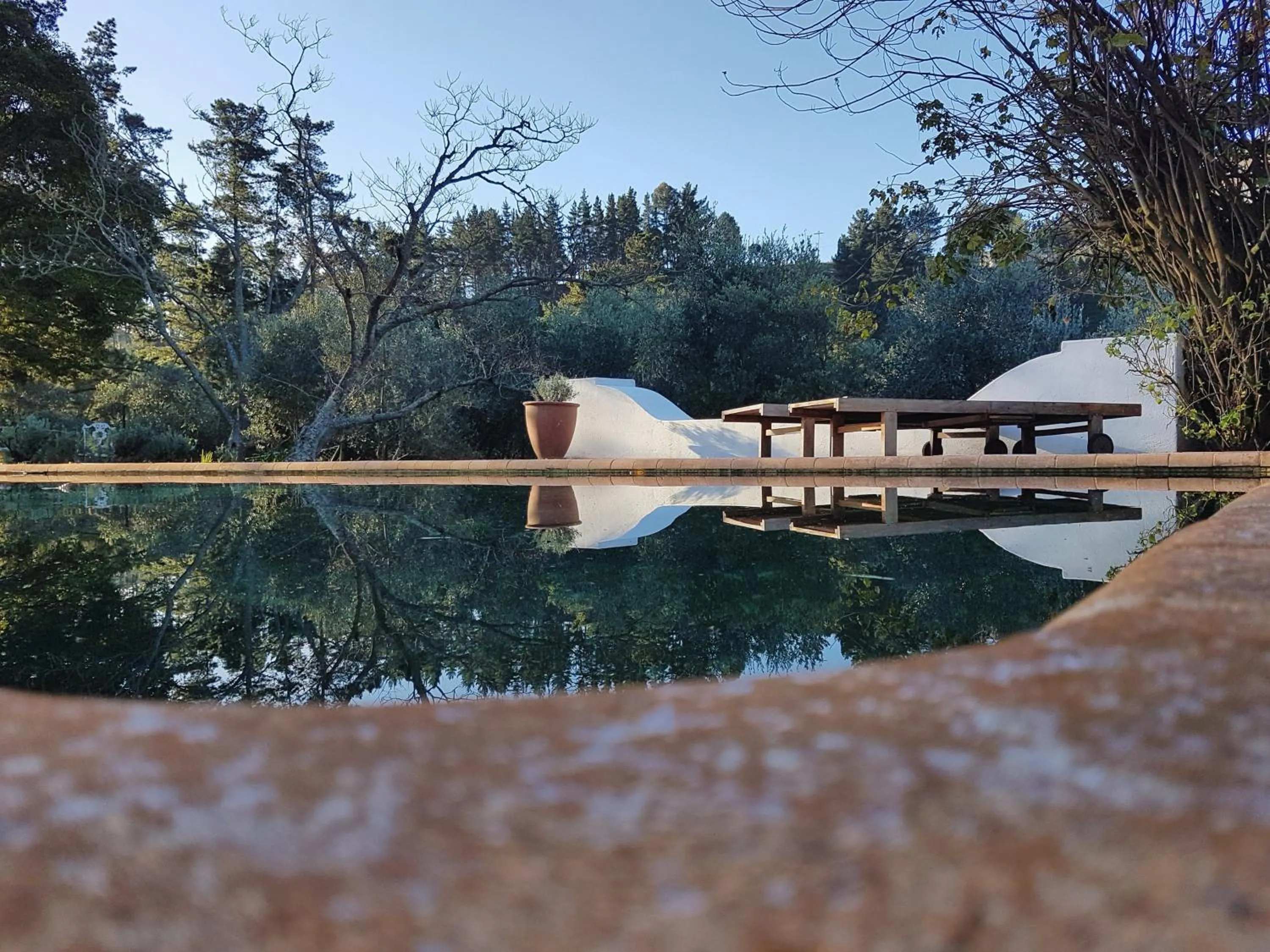 Swimming pool in Wildekrans Country House