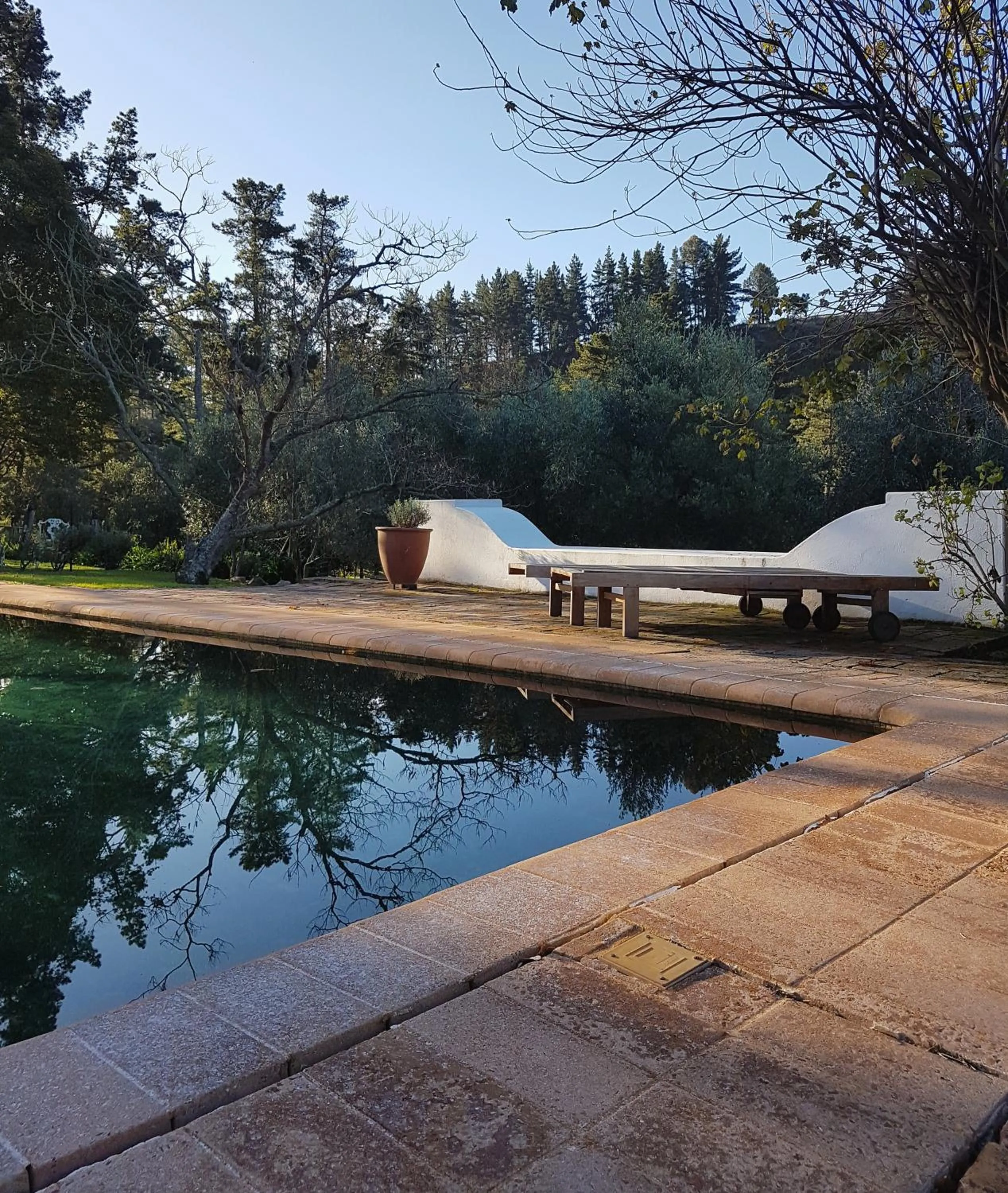 Swimming pool in Wildekrans Country House