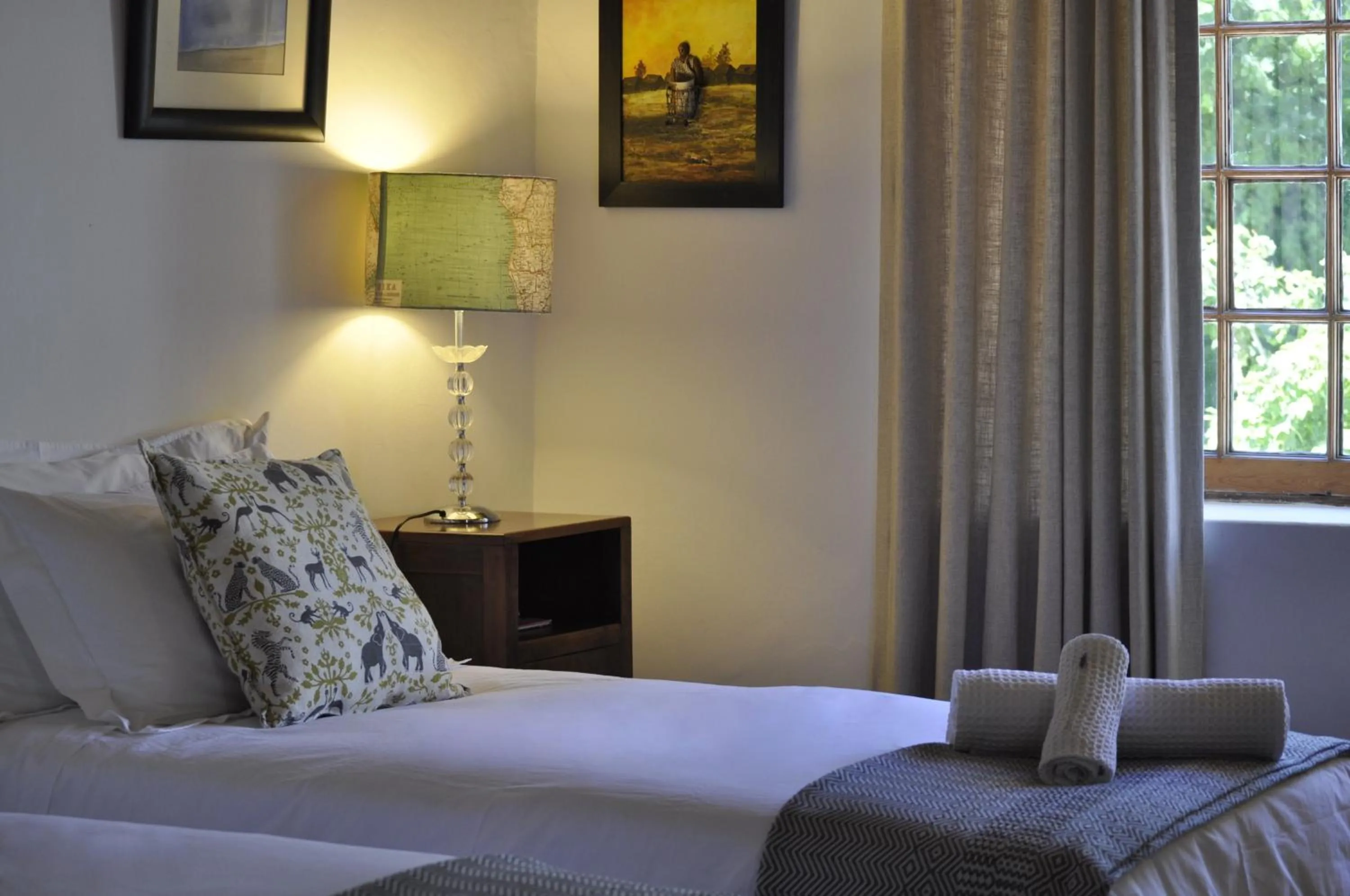 Bedroom, Bed in Wildekrans Country House