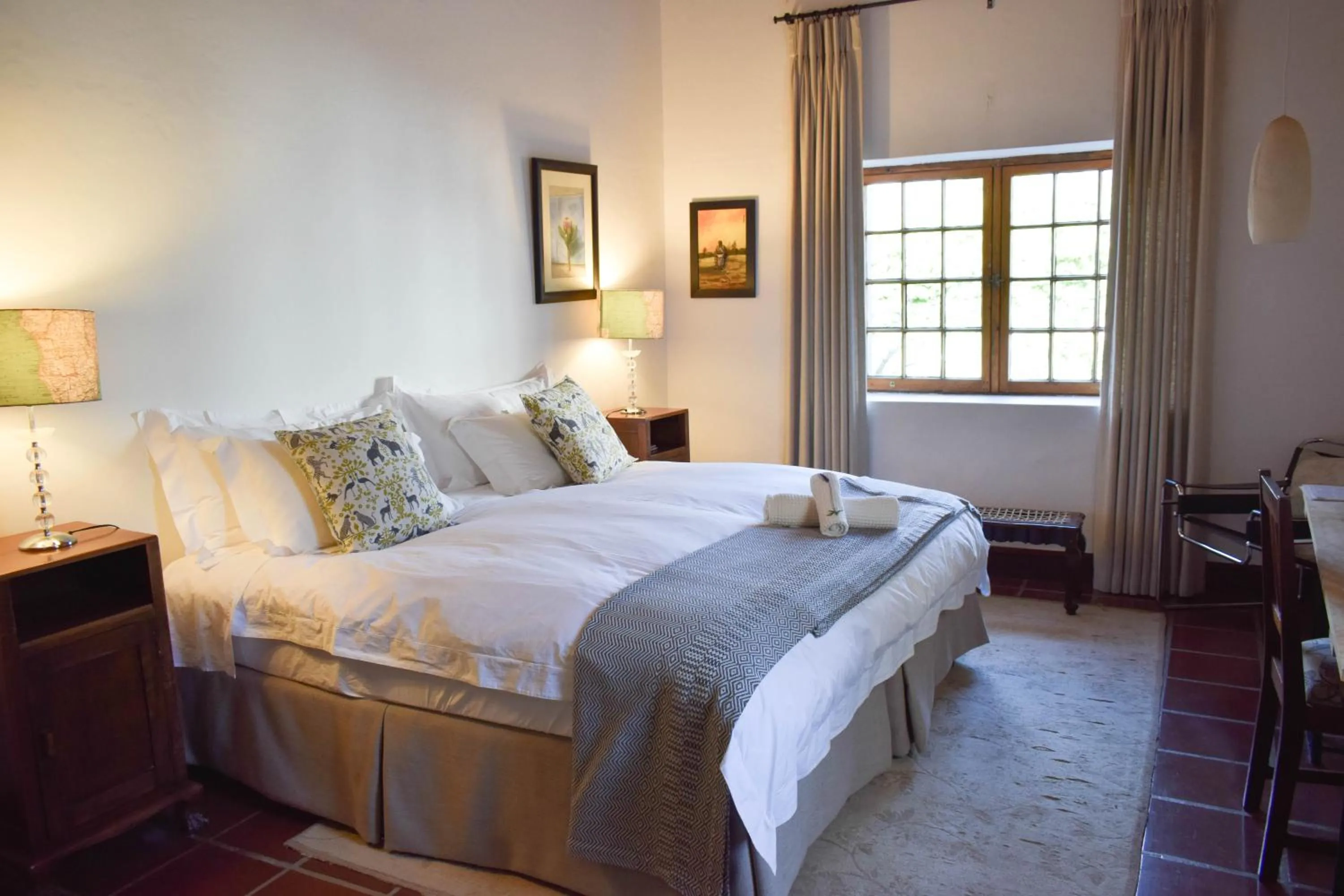 Bedroom, Bed in Wildekrans Country House