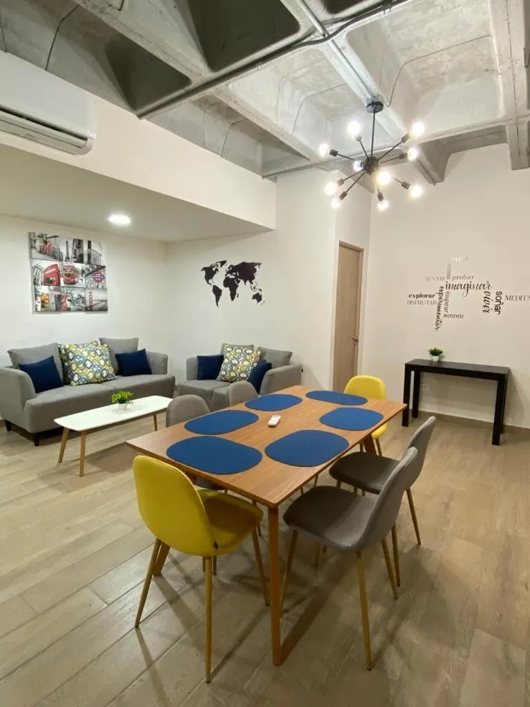 Living room in Lux 2 bedroom apartment, swimming pool, gym and free parking spot in Macro Plaza area