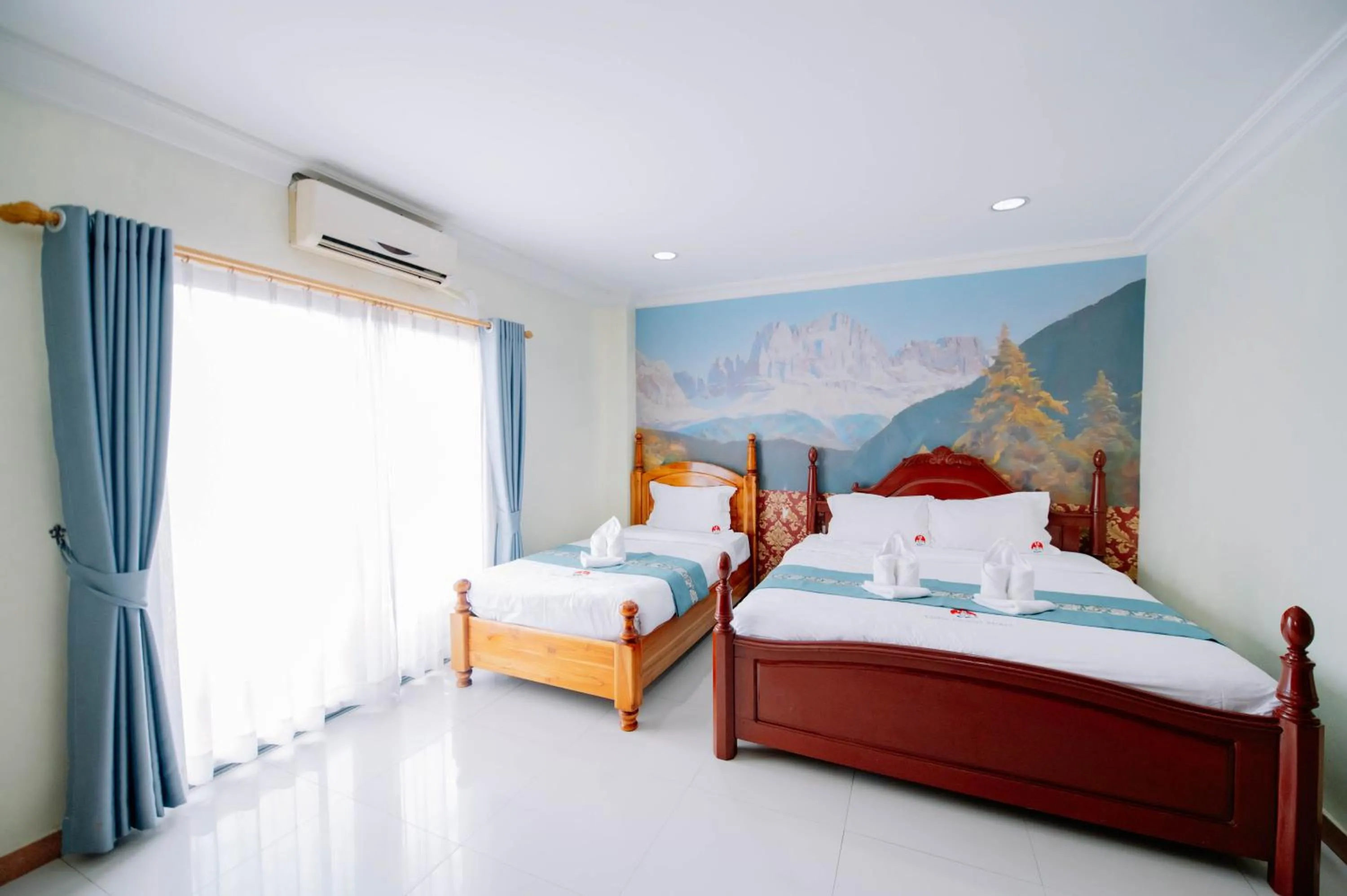 Bedroom, Bed in Lisha Roungnakhone Hotel