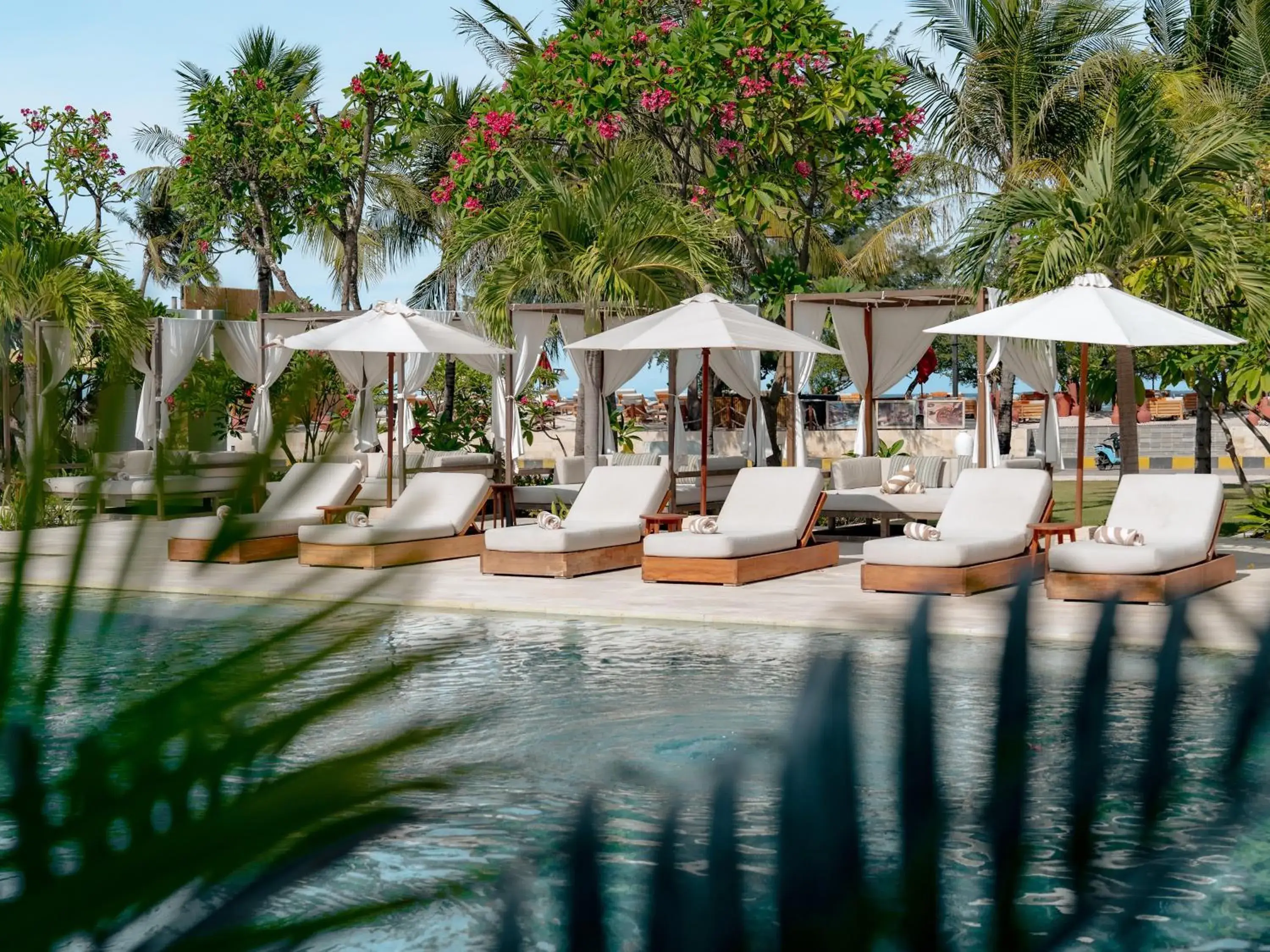 sunbed in Cocana Resort Gili Trawangan sunbed in Cocana Resort Gili Trawangan