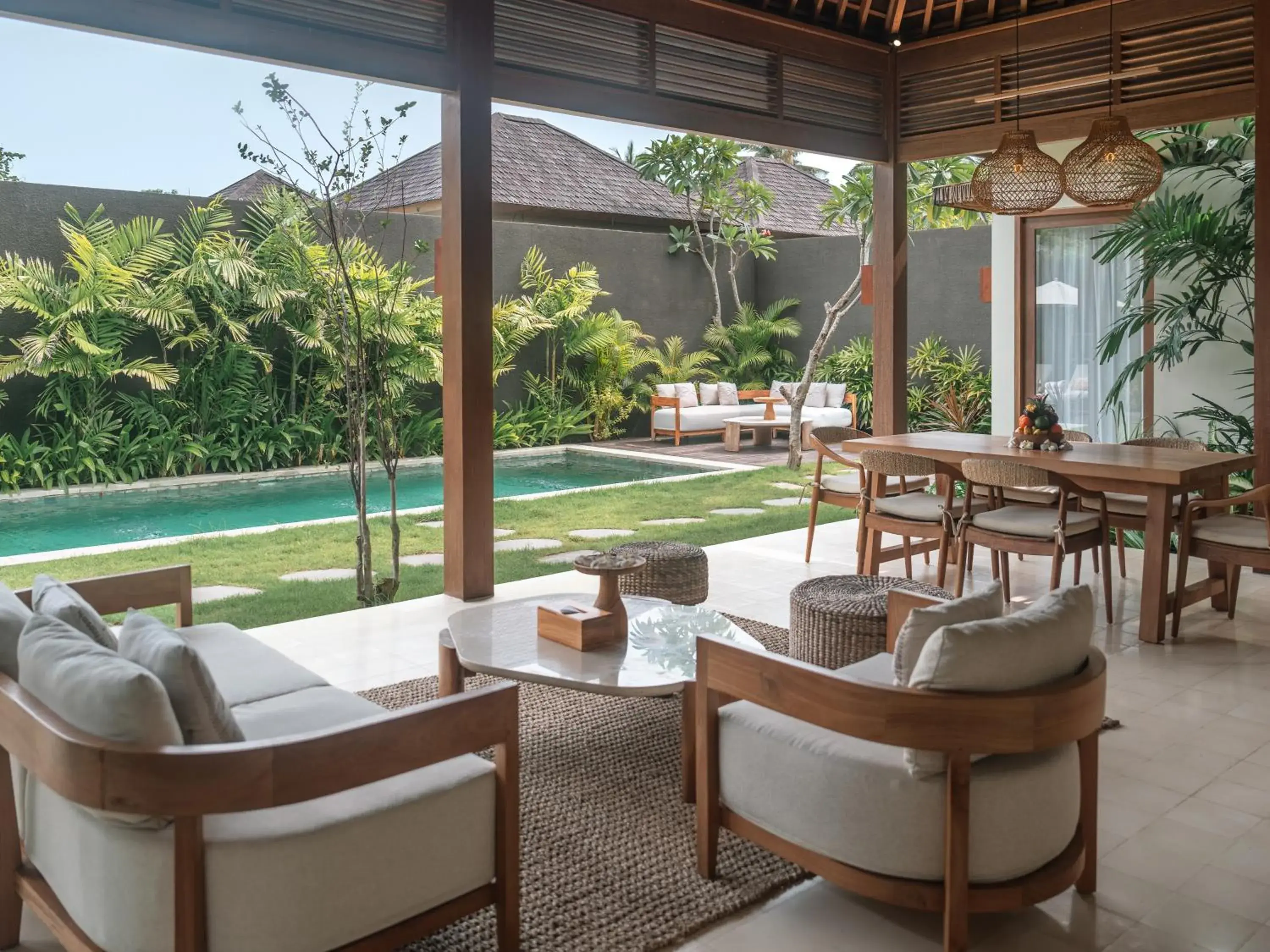 Pool view in Cocana Resort Gili Trawangan Pool view in Cocana Resort Gili Trawangan