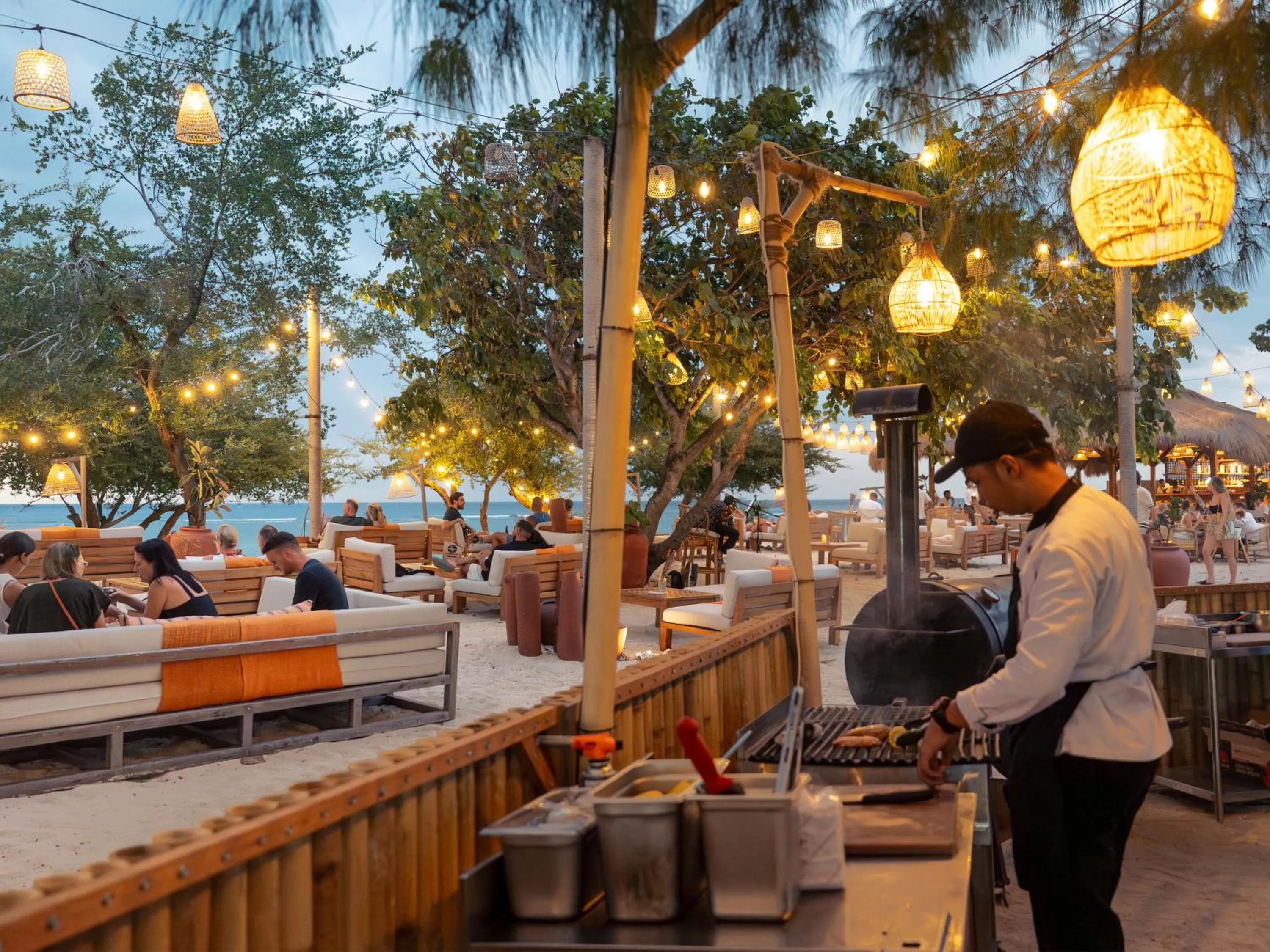 Lounge or bar in Cocana Resort Gili Trawangan