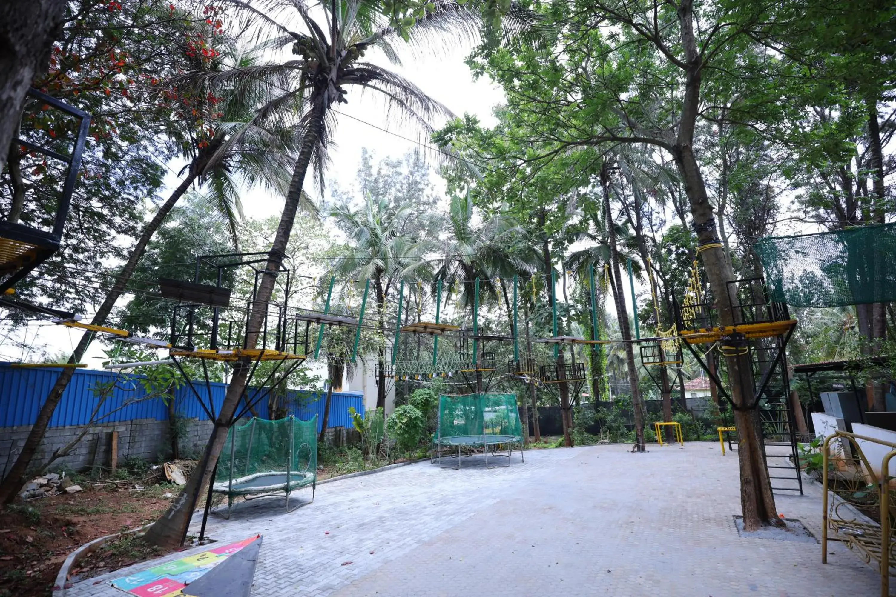 Garden view in Nisarga Resort Garden view in Nisarga Resort