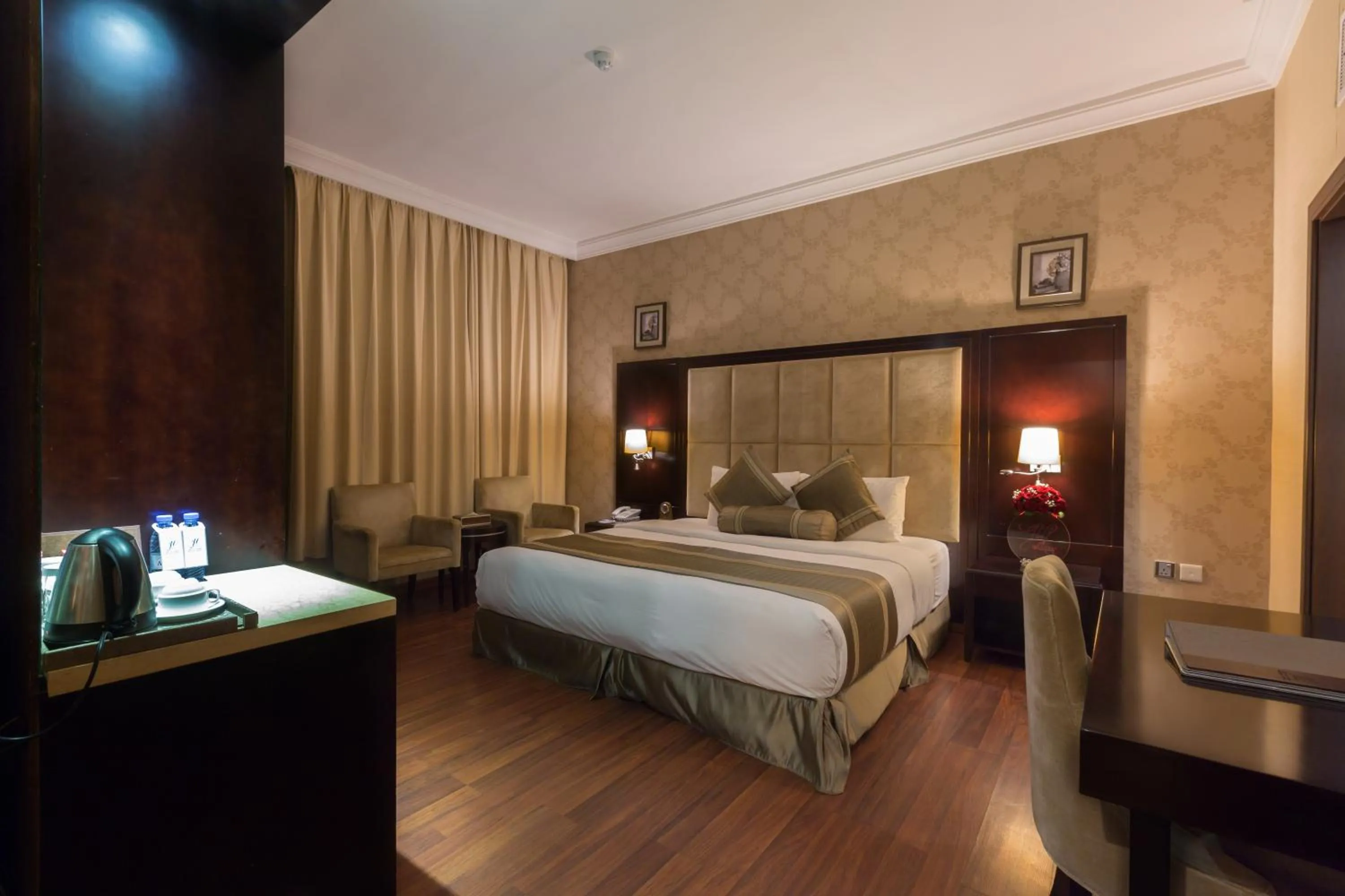 Bed in Holiday Jazan Hotel