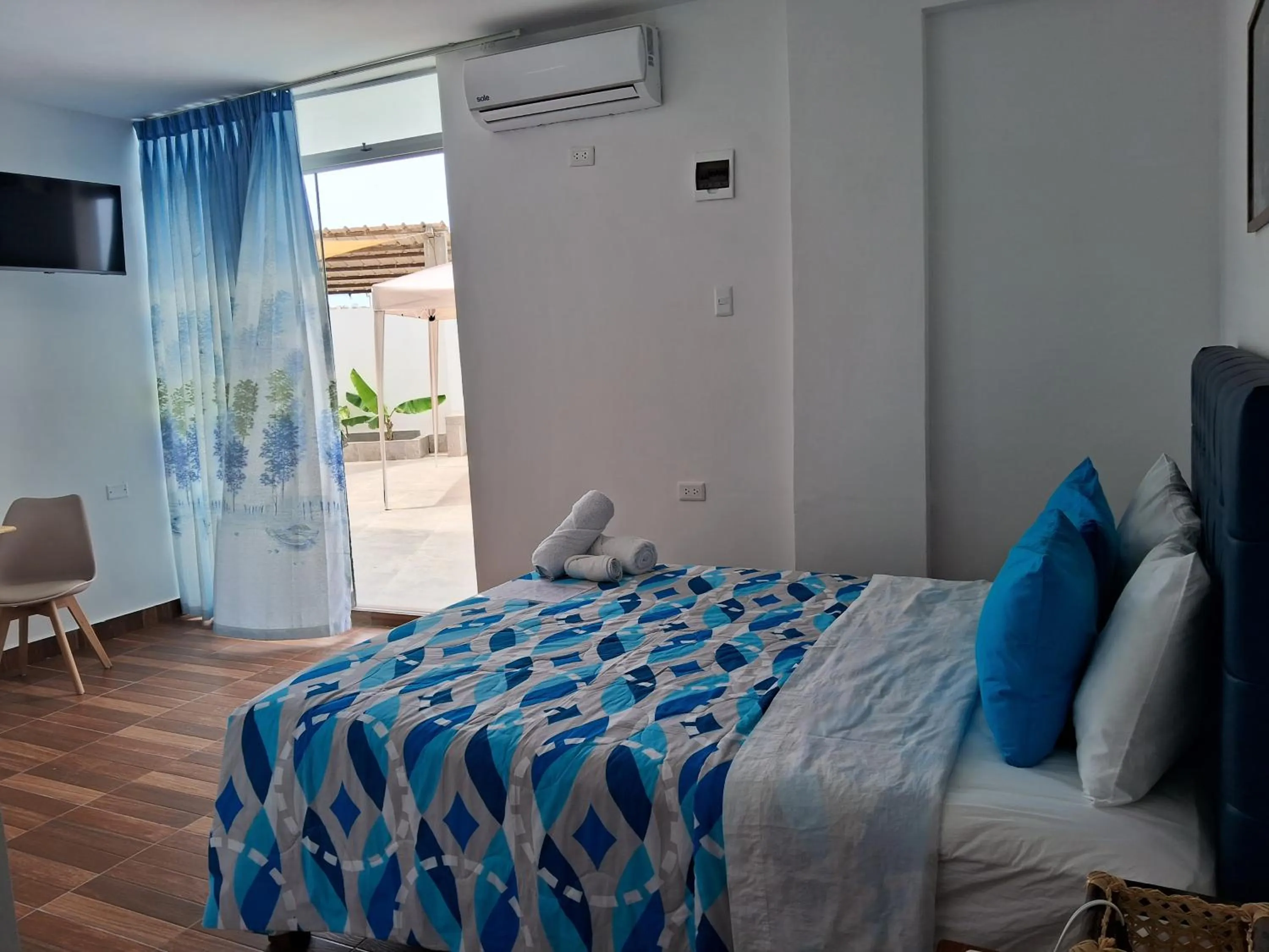 Bed in Las Fragatas Casa Hotel