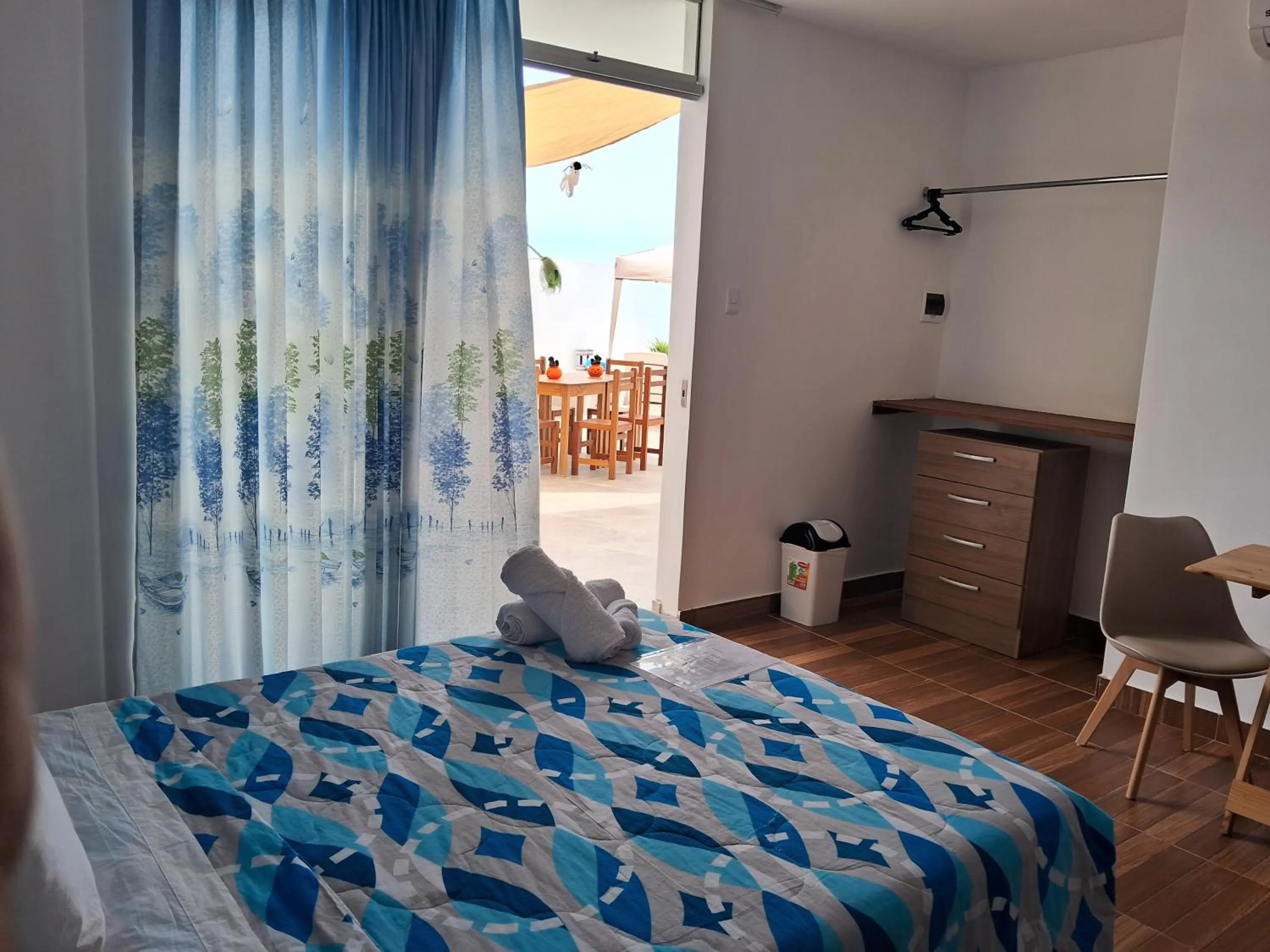 Bed in Las Fragatas Casa Hotel