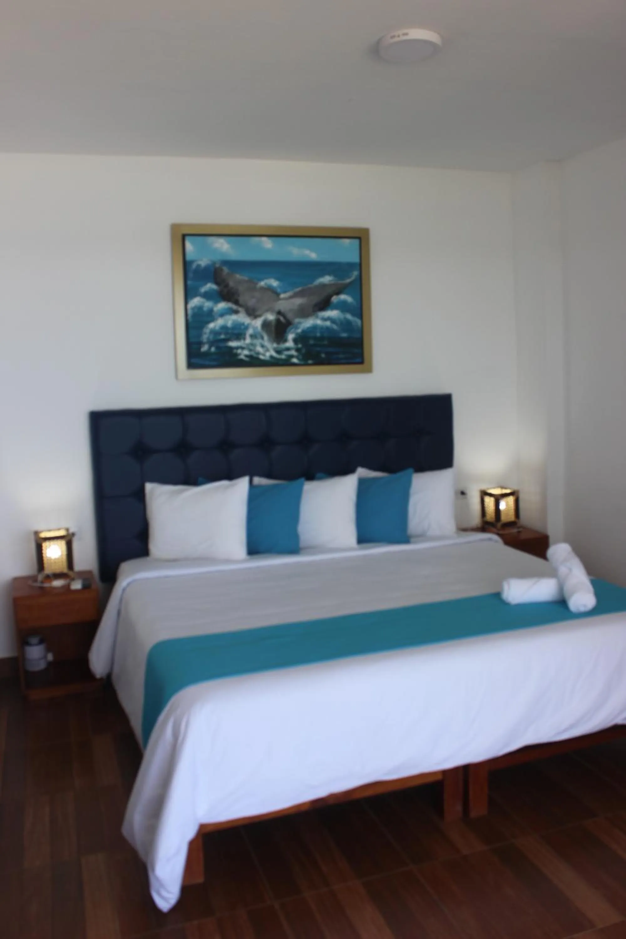 Bed in Las Fragatas Casa Hotel