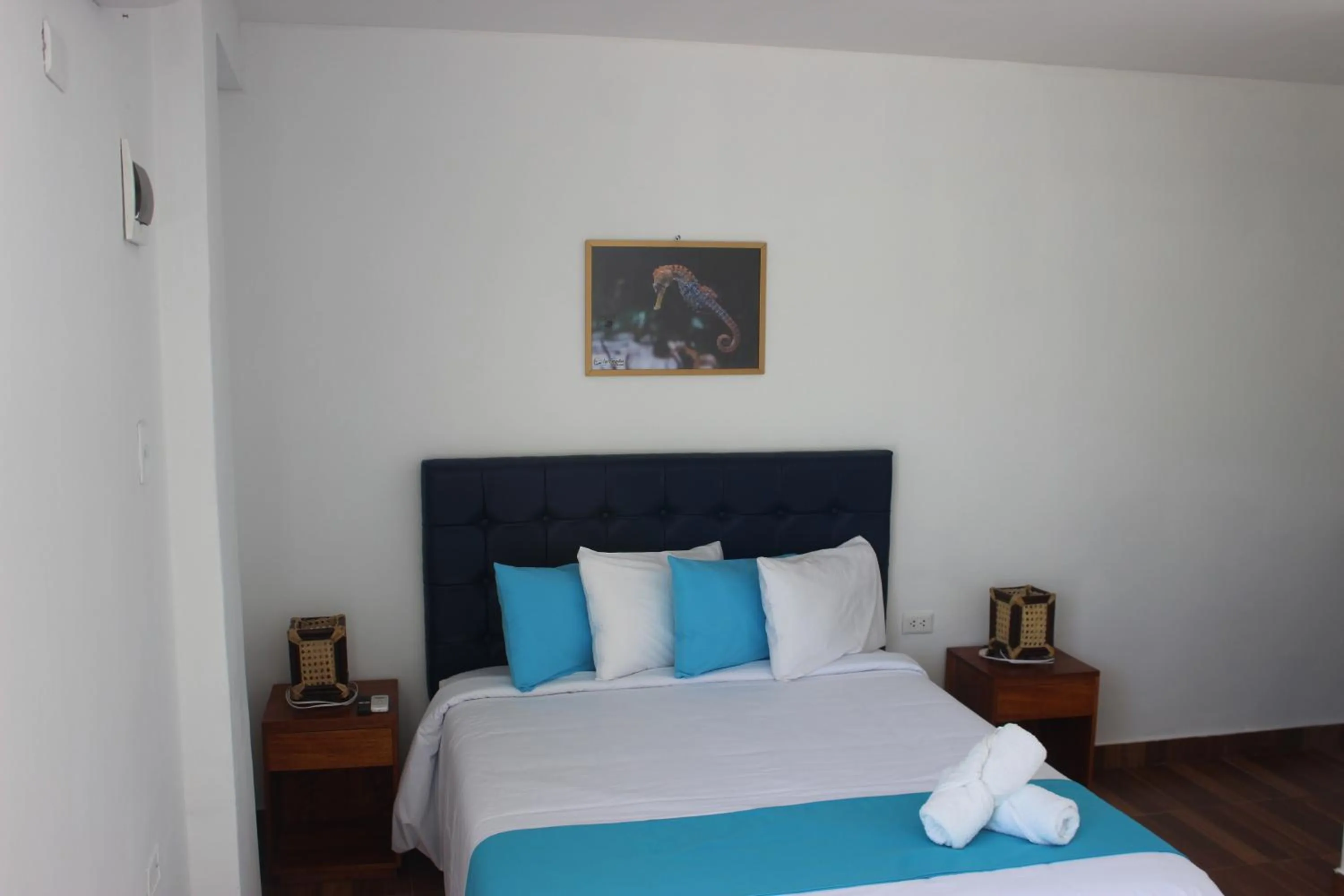 Bed in Las Fragatas Casa Hotel