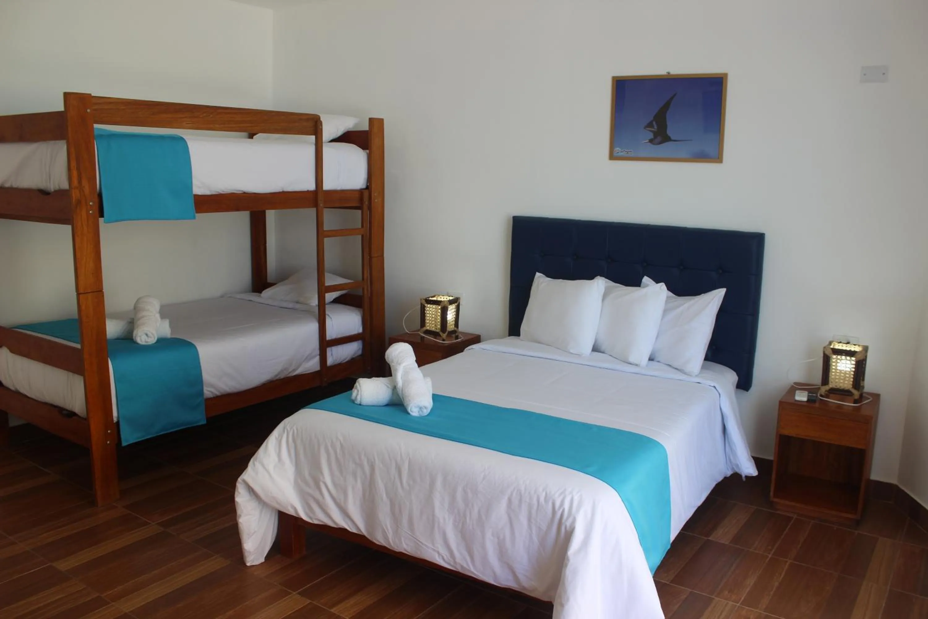 Bed in Las Fragatas Casa Hotel