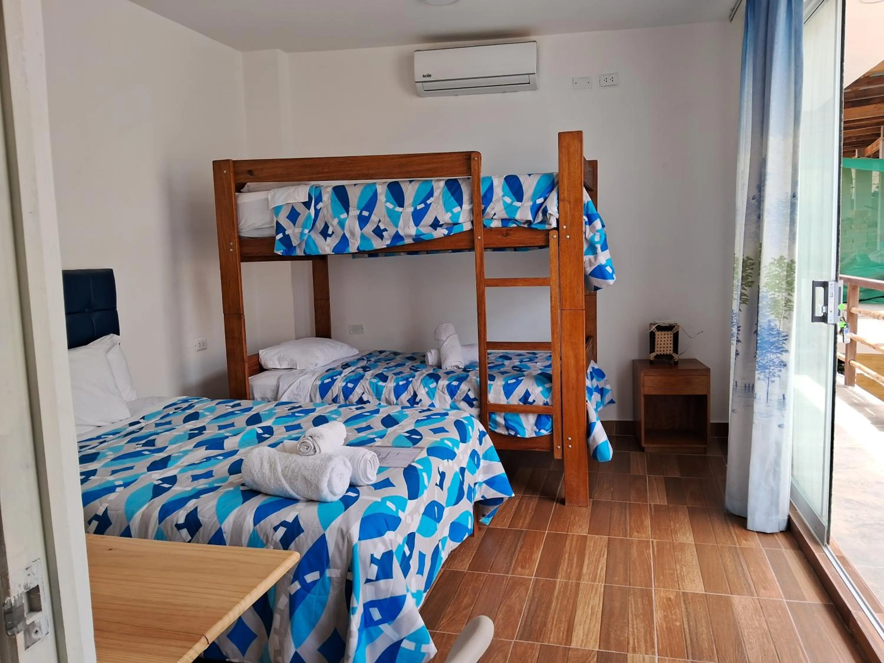 Bed in Las Fragatas Casa Hotel