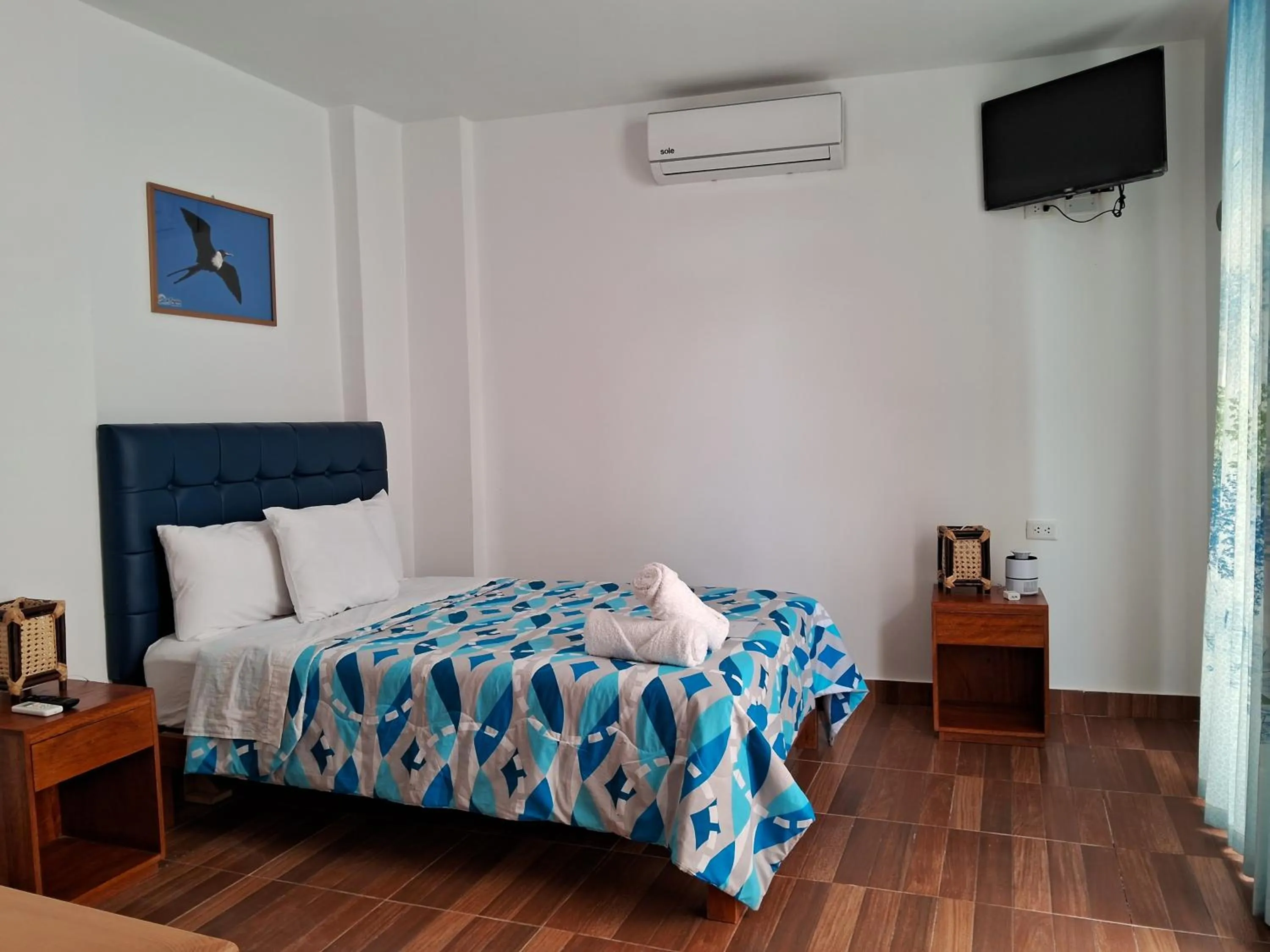 Bed in Las Fragatas Casa Hotel