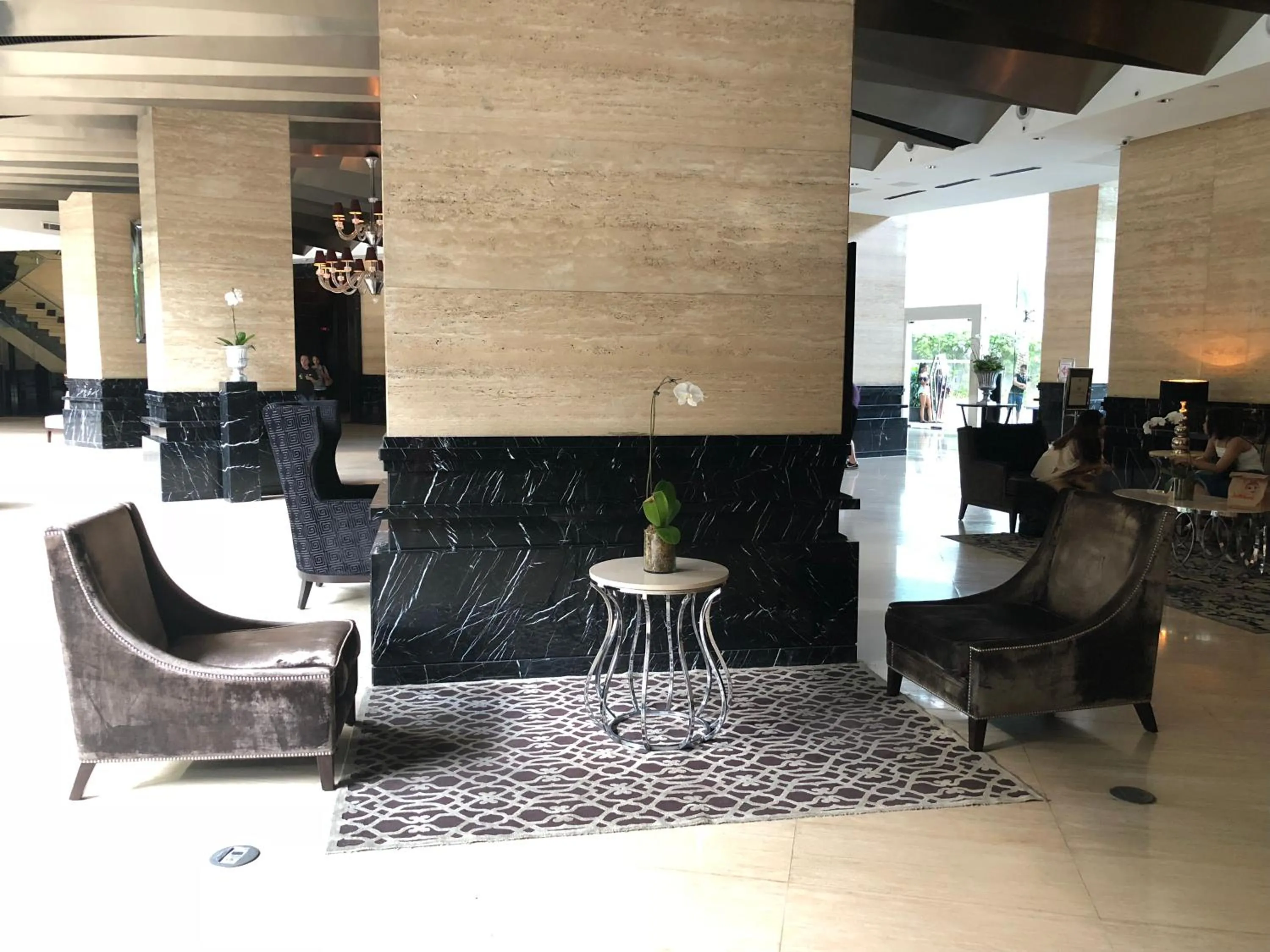 Seating area in The Gramercy Residences