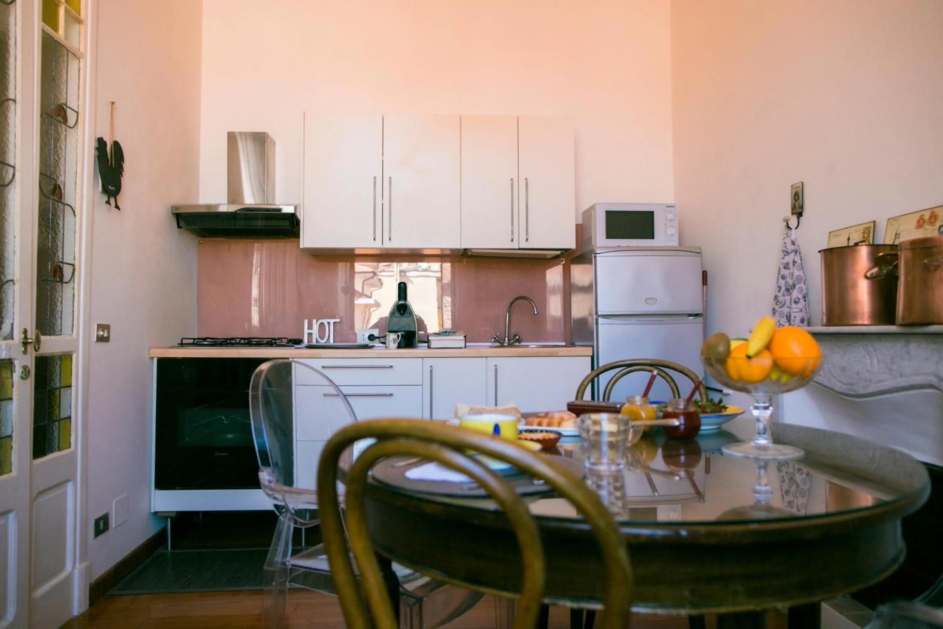 Kitchen or kitchenette in B&B Agapantus in una Villa dell'800