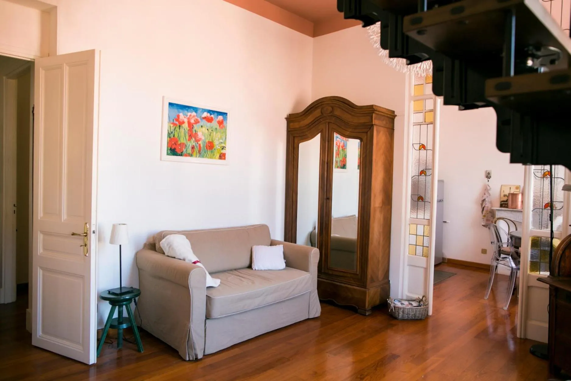 Living room in B&B Agapantus in una Villa dell'800