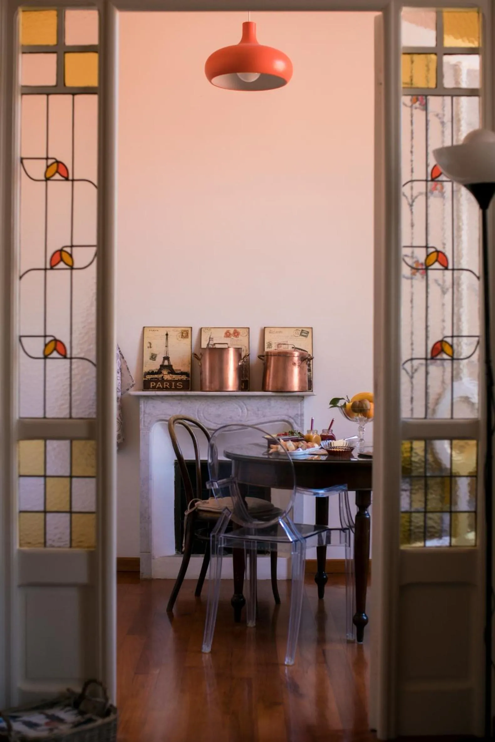 Dining area in B&B Agapantus in una Villa dell'800