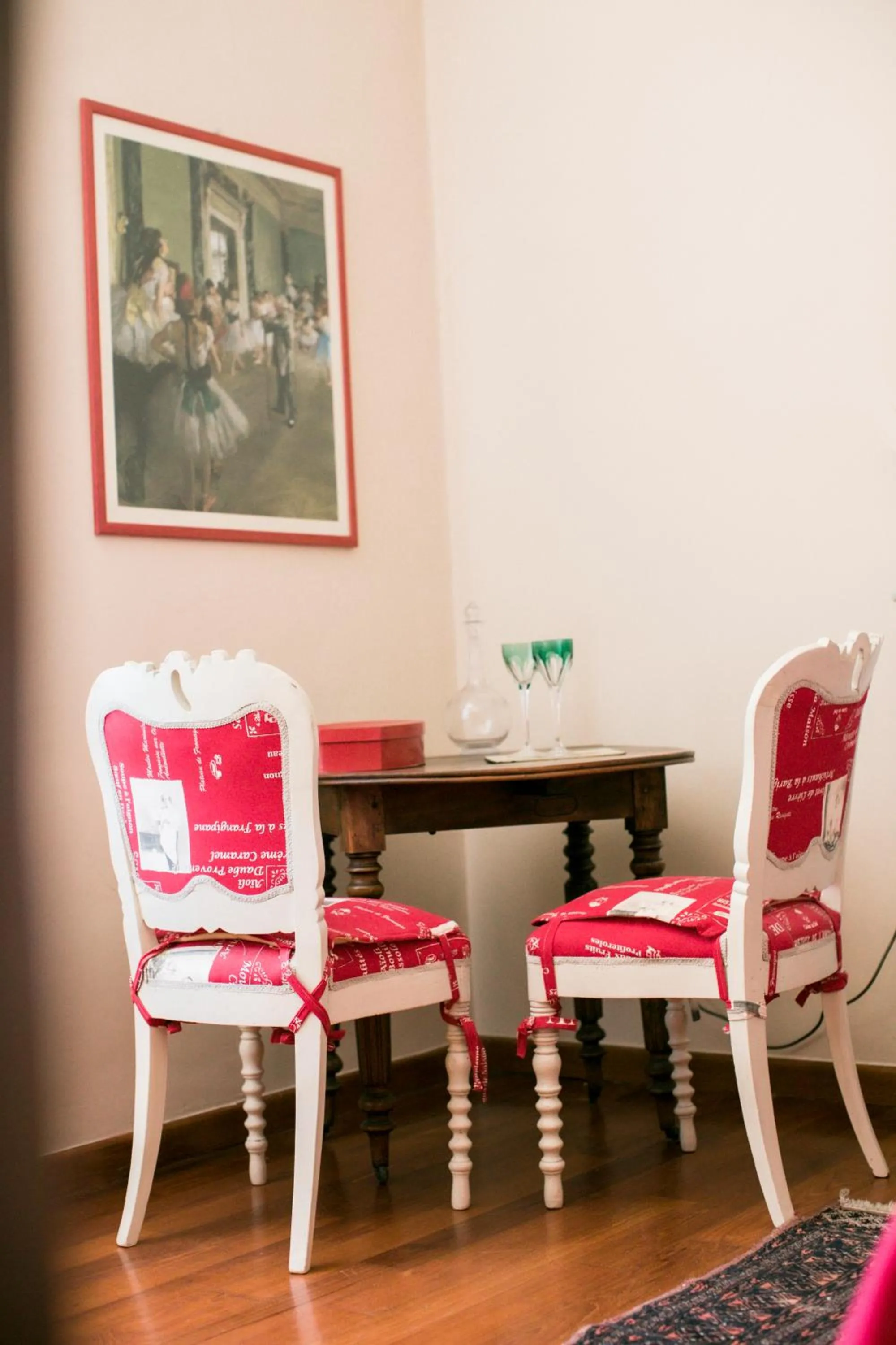 Seating area in B&B Agapantus in una Villa dell'800