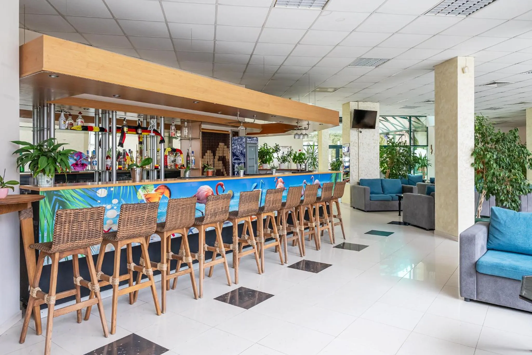 Lobby or reception in Flamingo Beach Hotel