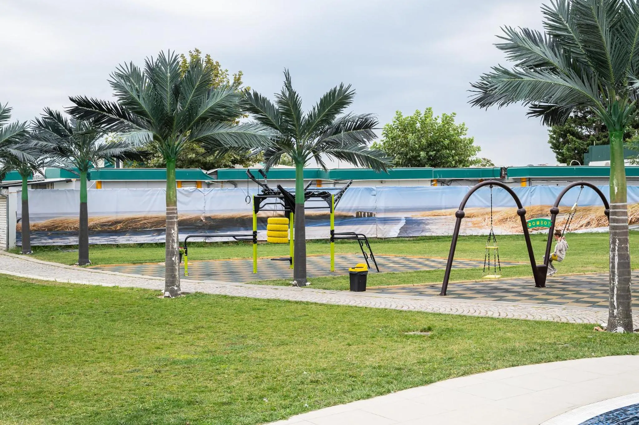 Children play ground in Flamingo Beach Hotel