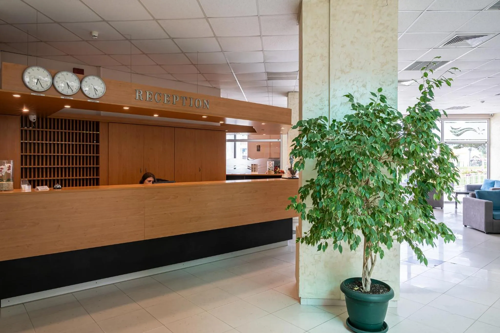 Lobby or reception in Flamingo Beach Hotel
