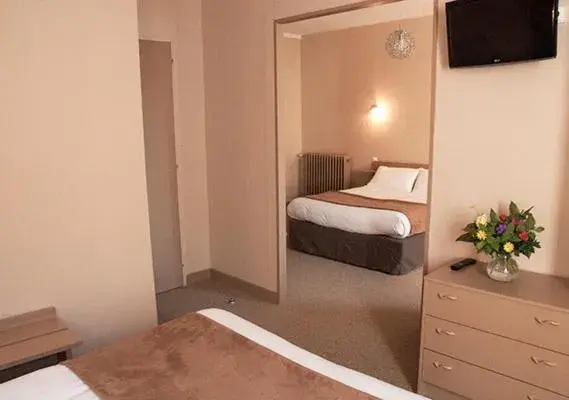 Double Room in Hôtel des Pyrénées Double Room in Hôtel des Pyrénées
