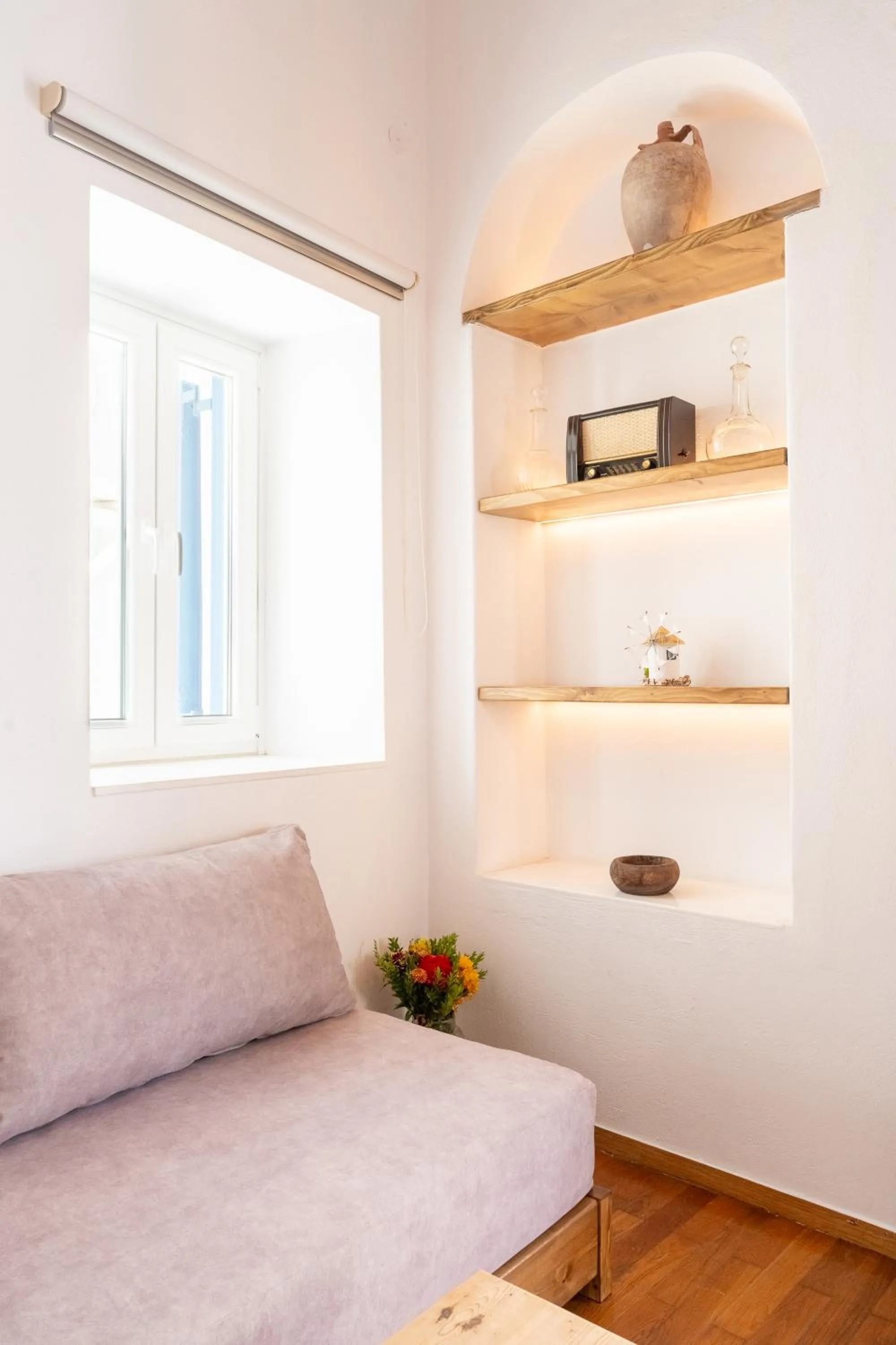 Decorative detail in Eleanna's Mykonos