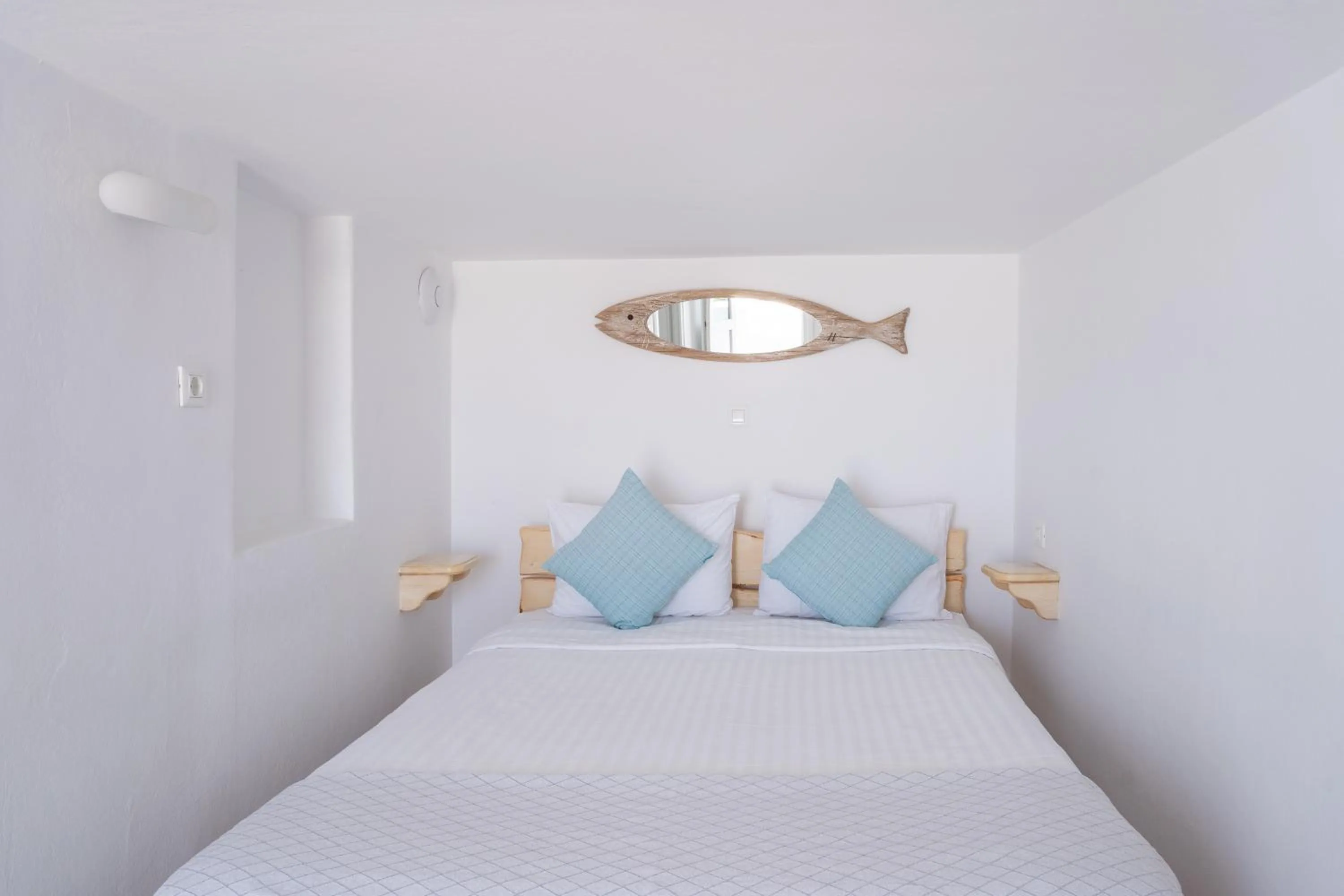 Bedroom, Bed in Eleanna's Mykonos