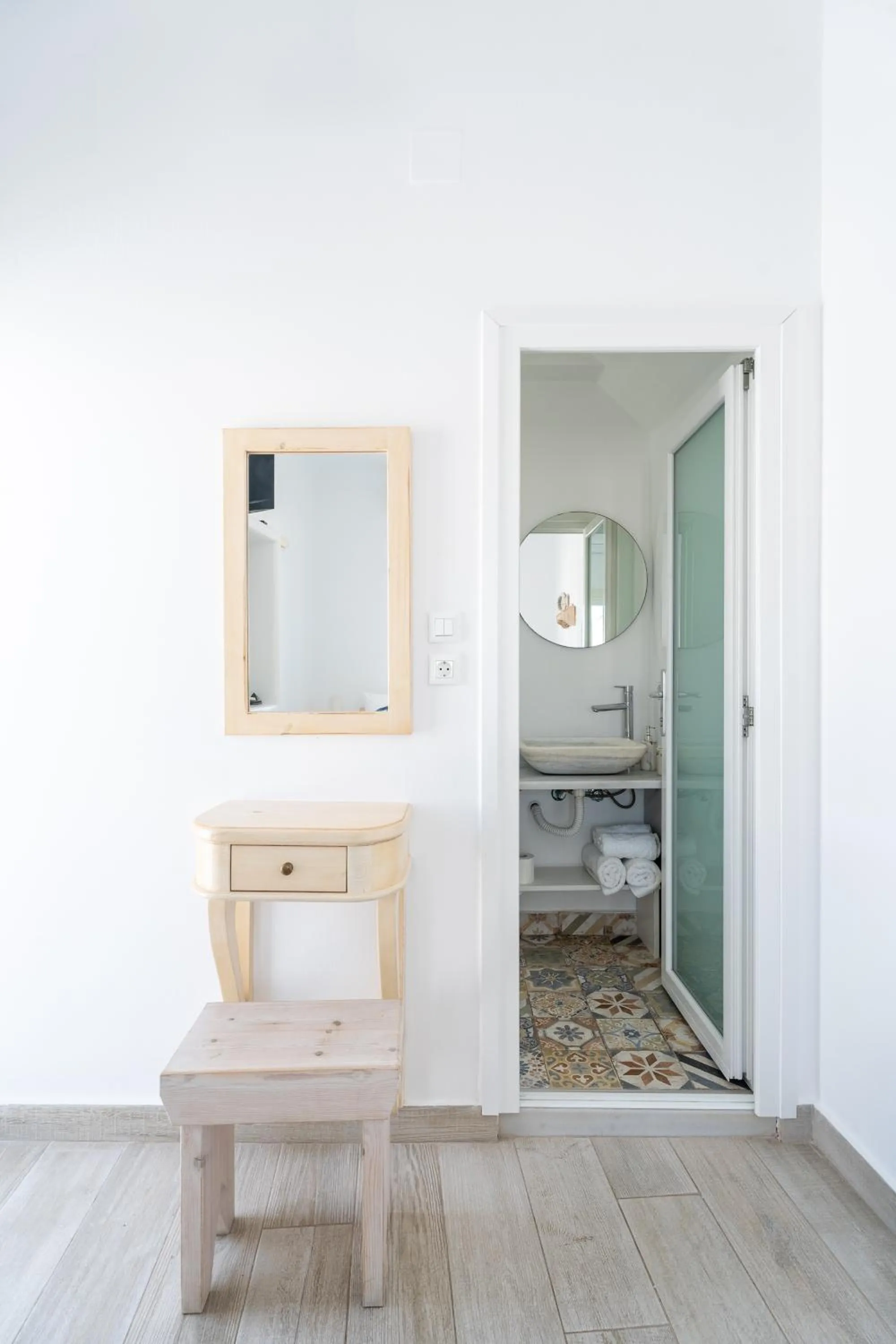 Bathroom in Eleanna's Mykonos